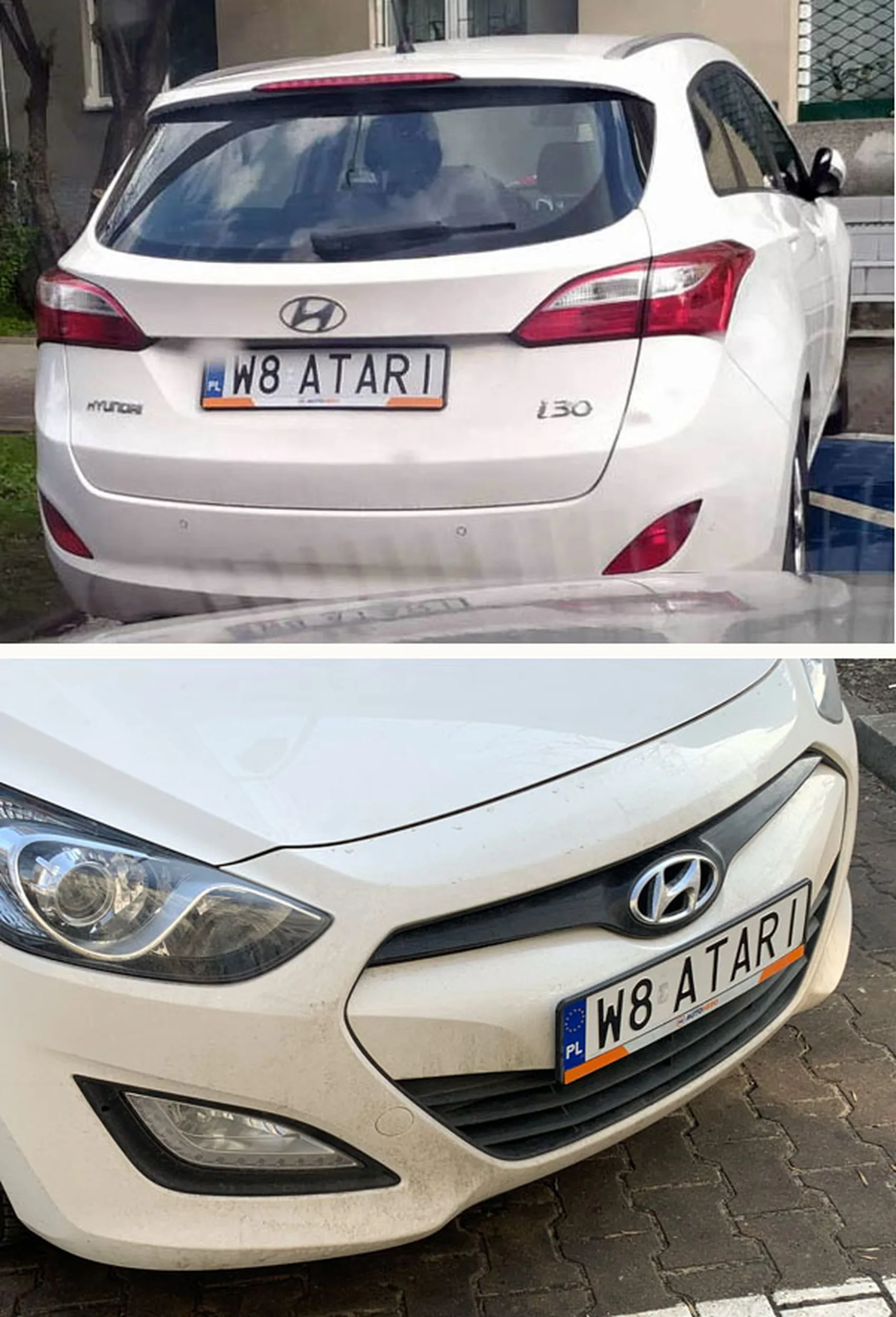 Fajny numer, blacha W8 ATARI