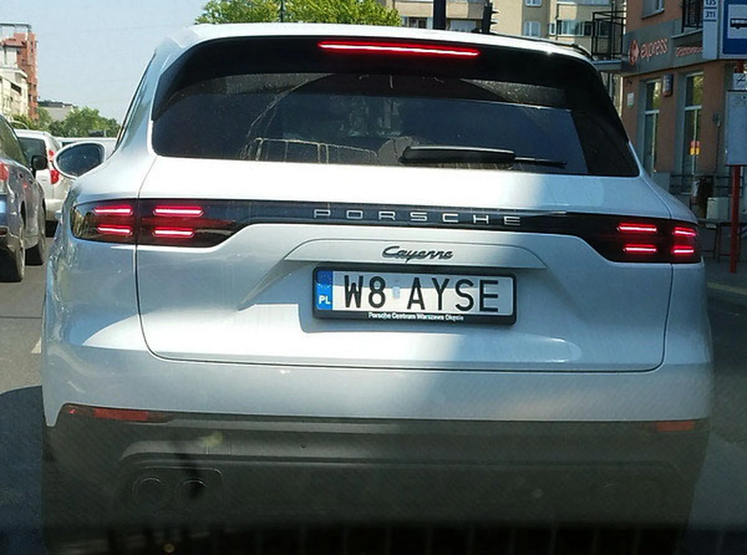 Fajny numer, blacha W8 AYSE