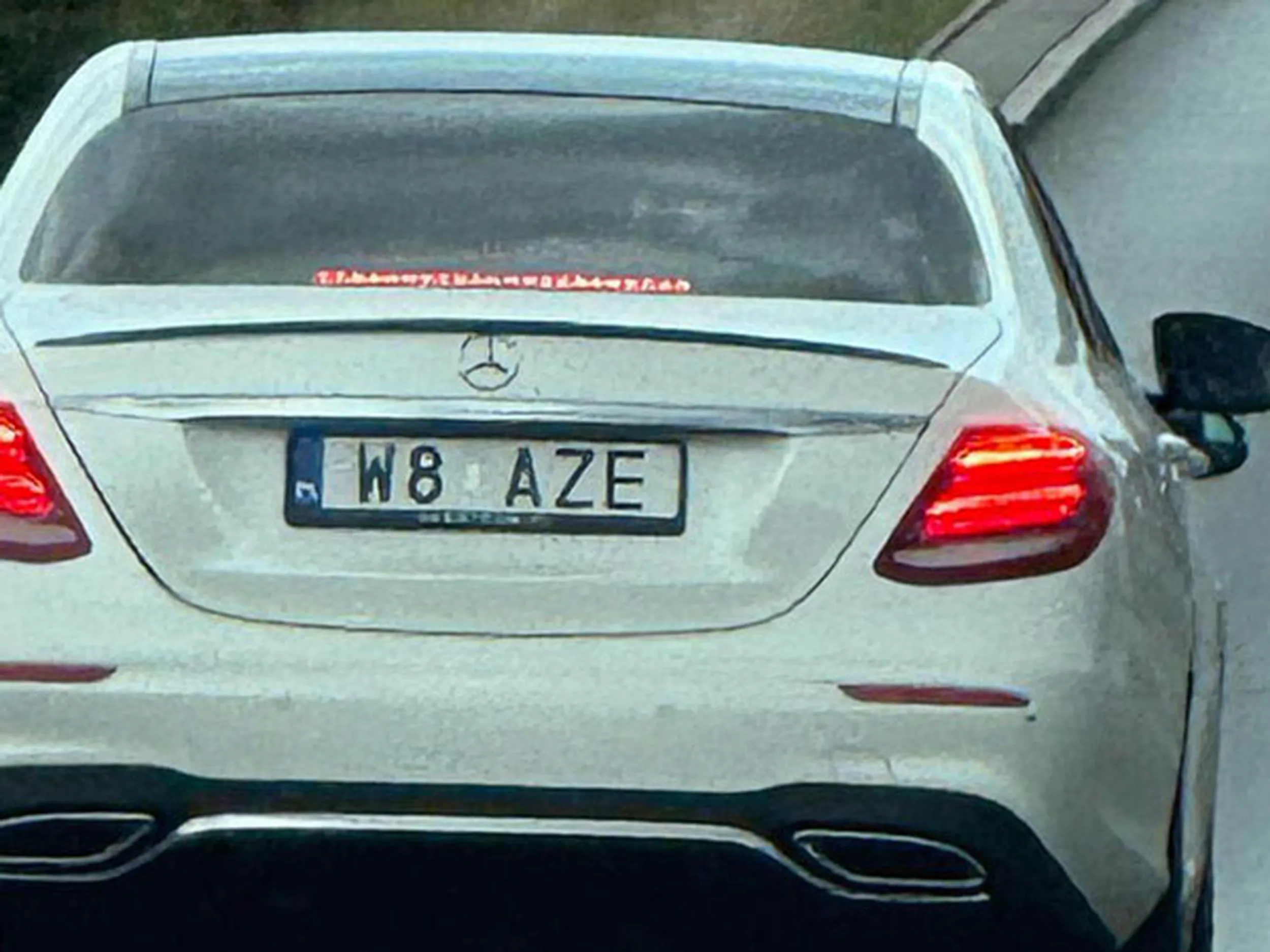 Fajny numer, blacha W8 AZE