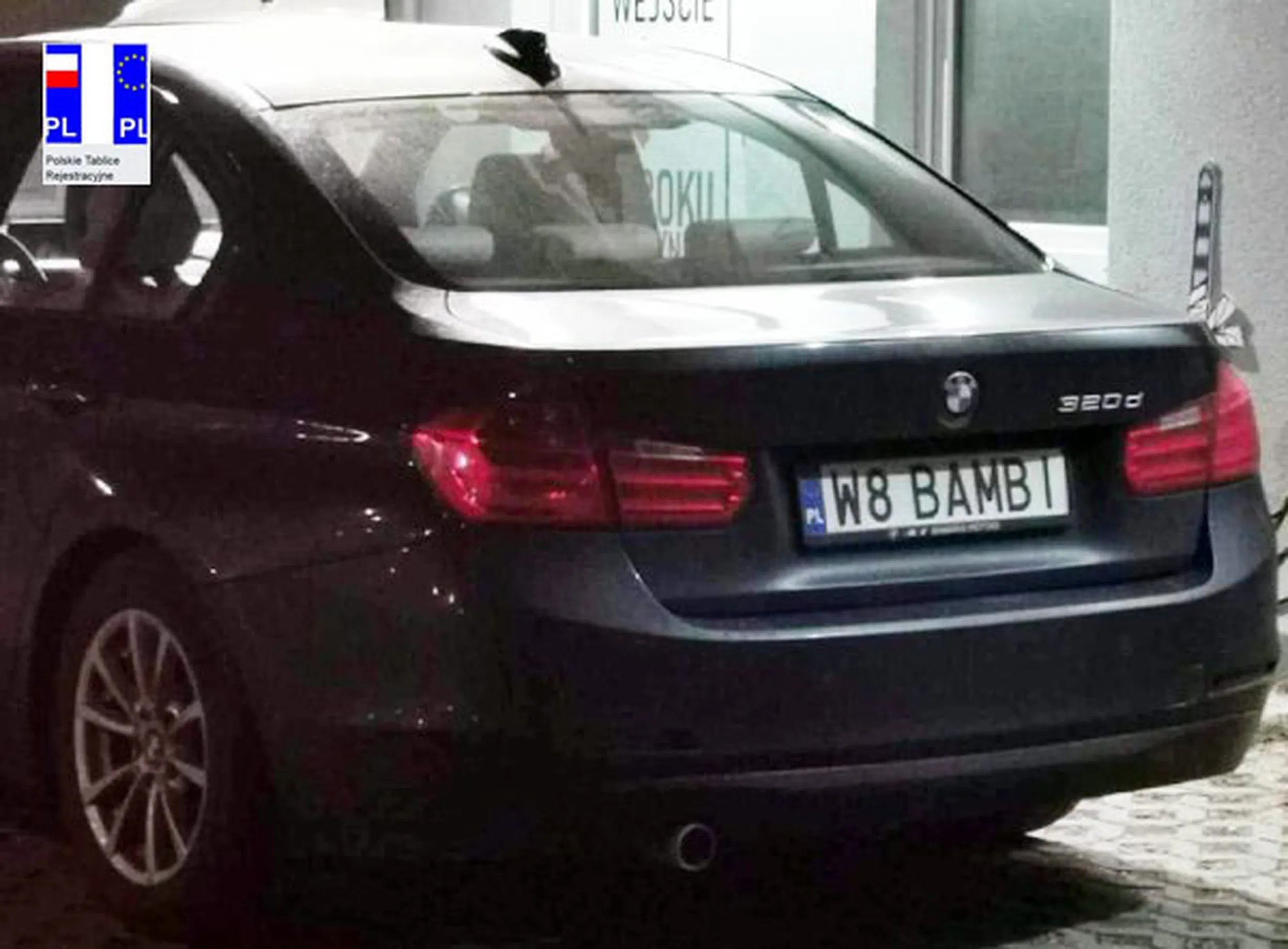 Fajny numer, blacha W8 BAMBI