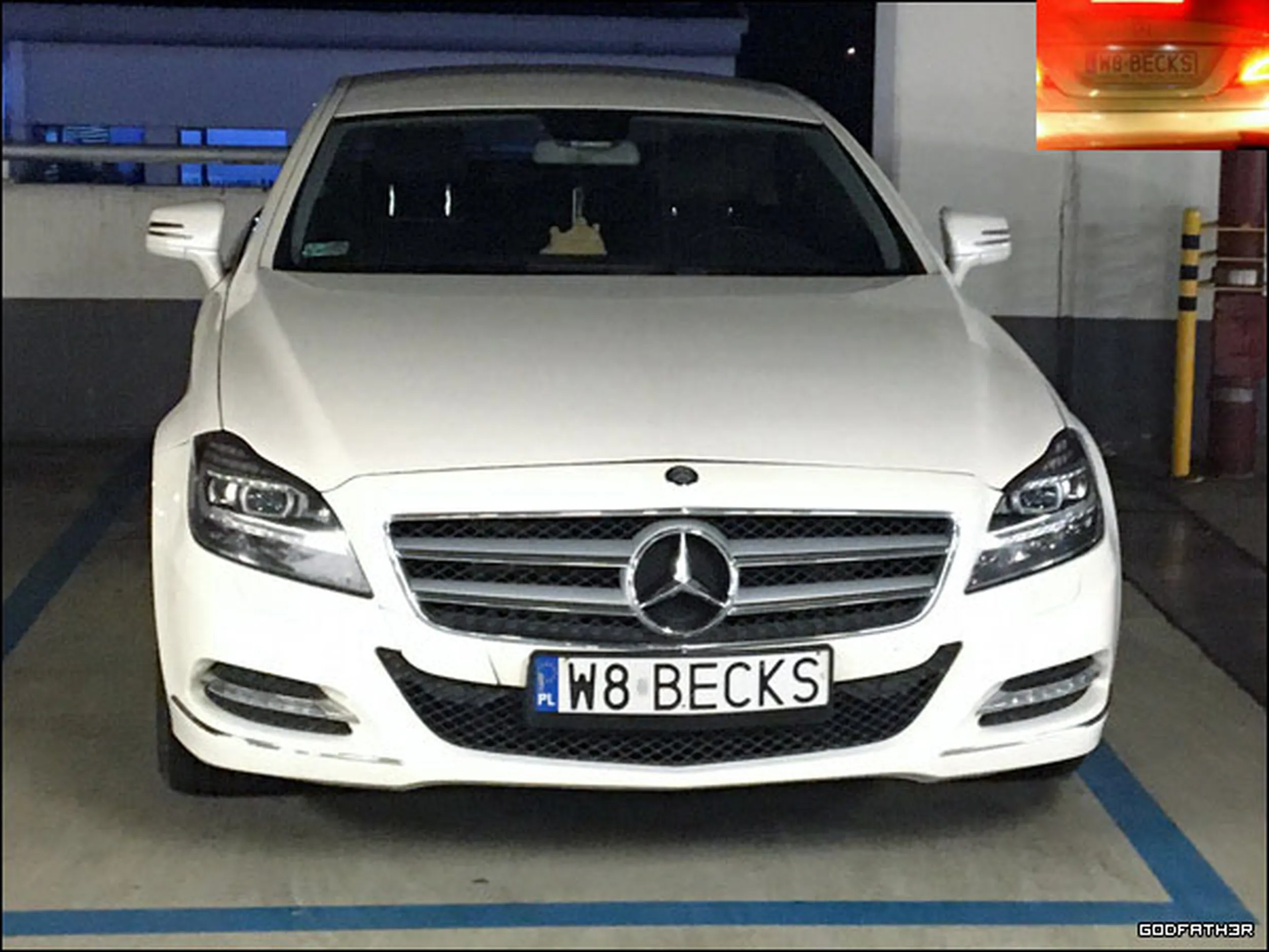 Fajny numer, blacha W8 BECKS