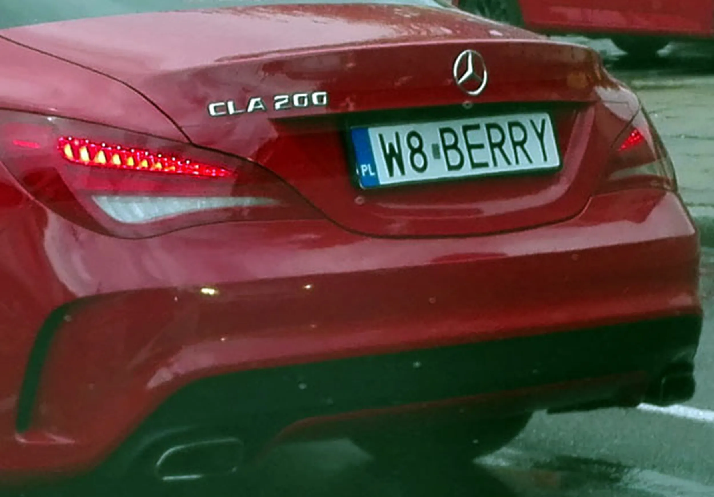 Fajny numer, blacha W8 BERRY