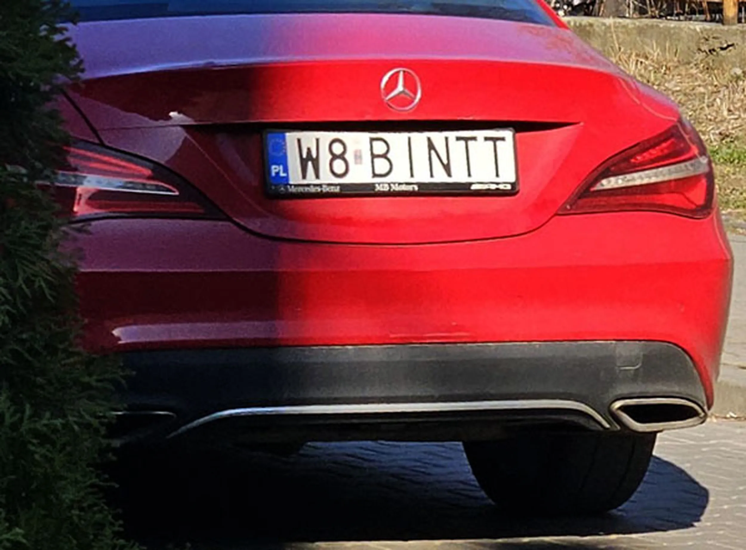 Fajny numer, blacha W8 BINTT