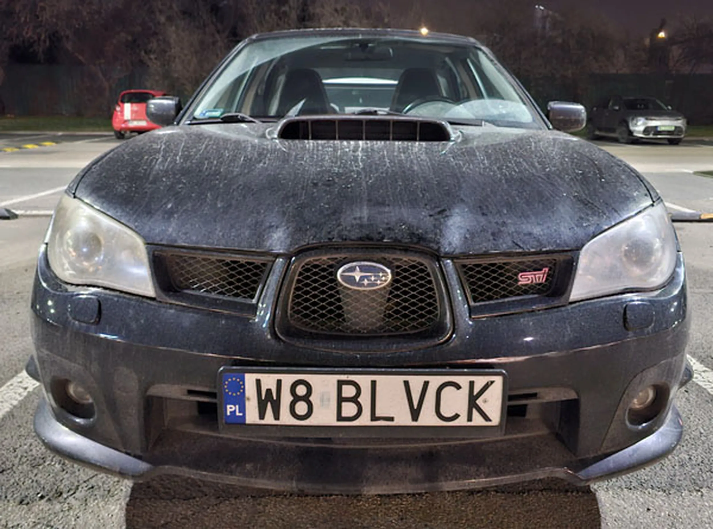 Fajny numer, blacha W8 BLVCK