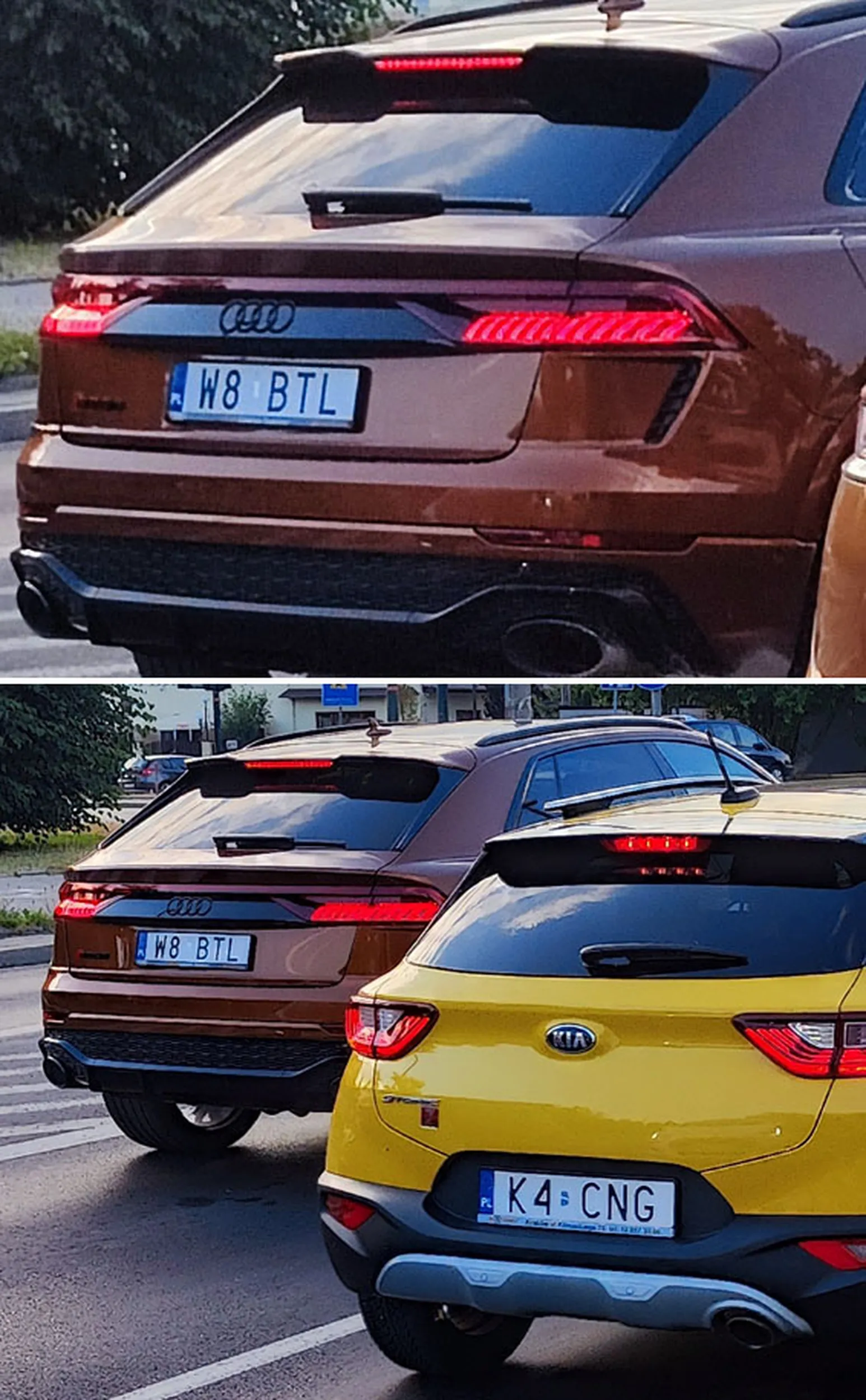 Fajny numer, blacha W8 BTL