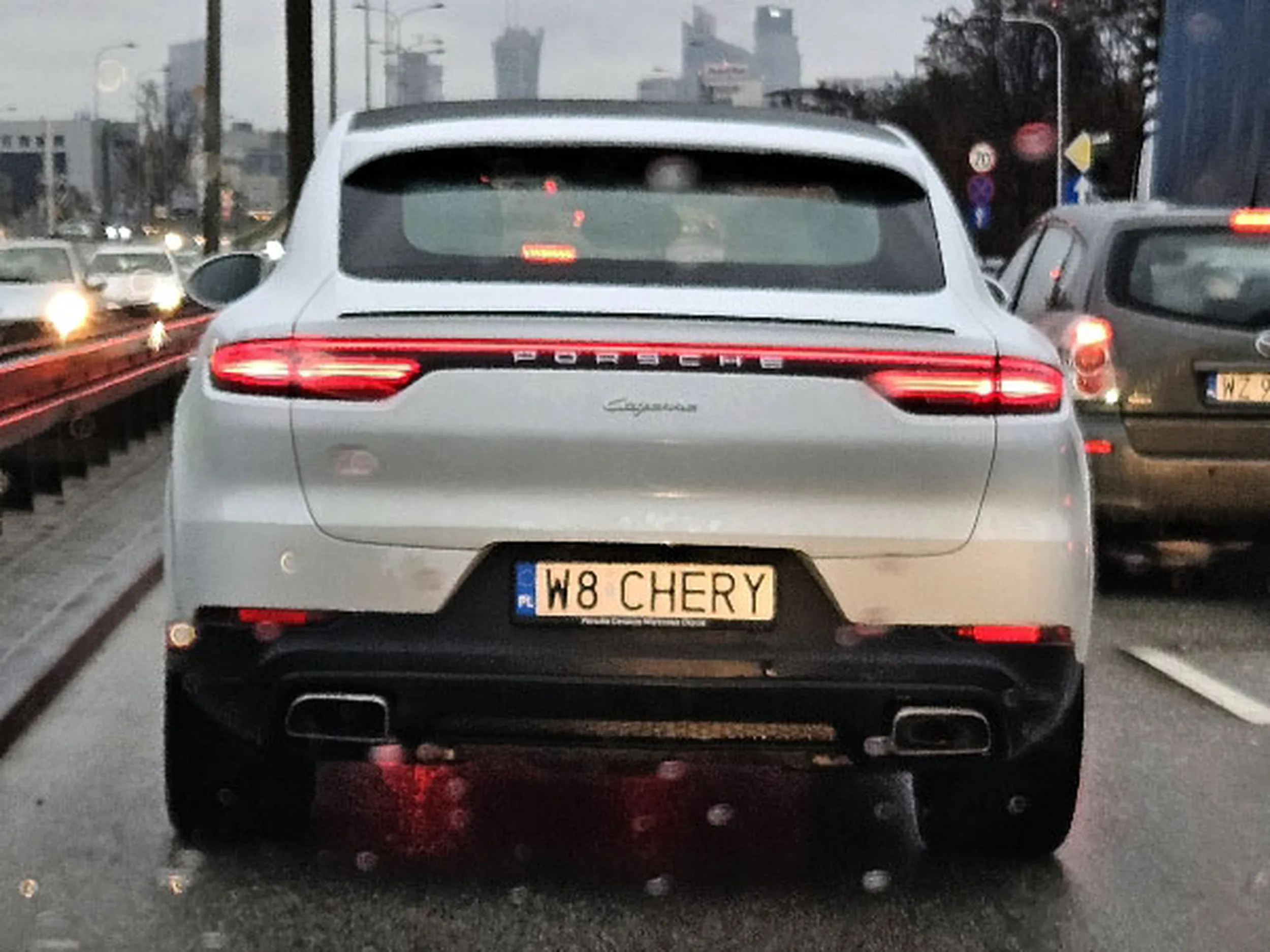 Fajny numer, blacha W8 CHERY