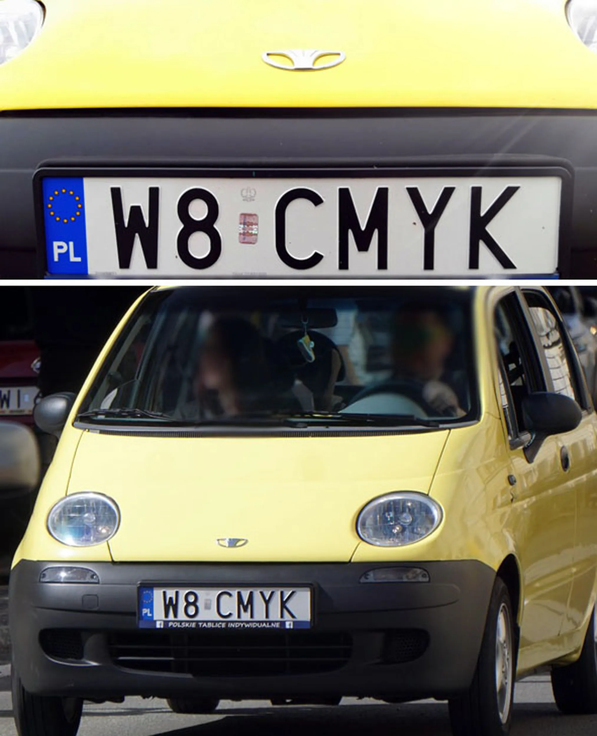 Fajny numer, blacha W8 CMYK