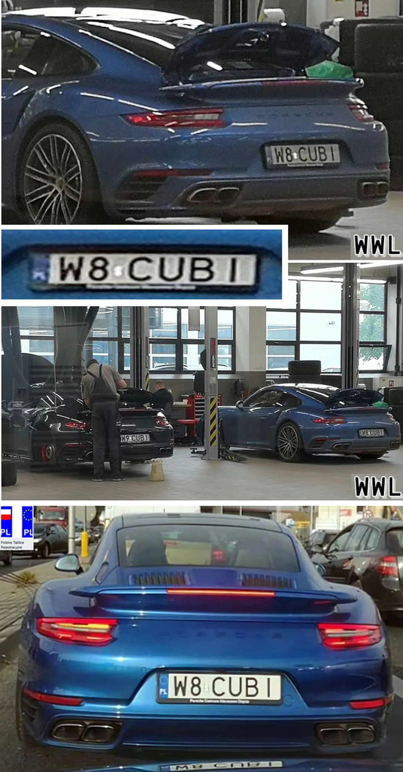 Fajny numer, blacha W8 CUBI