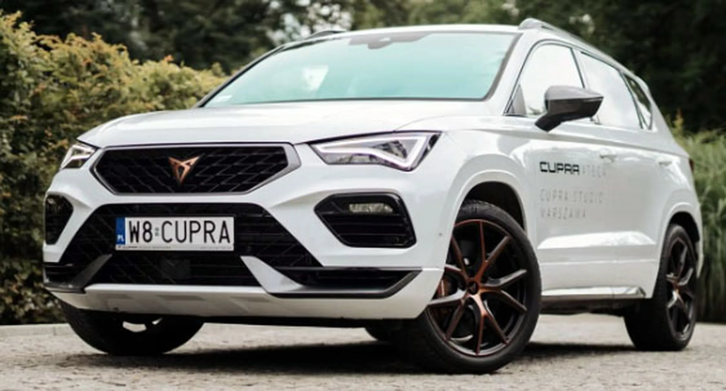 Fajny numer, blacha W8 CUPRA