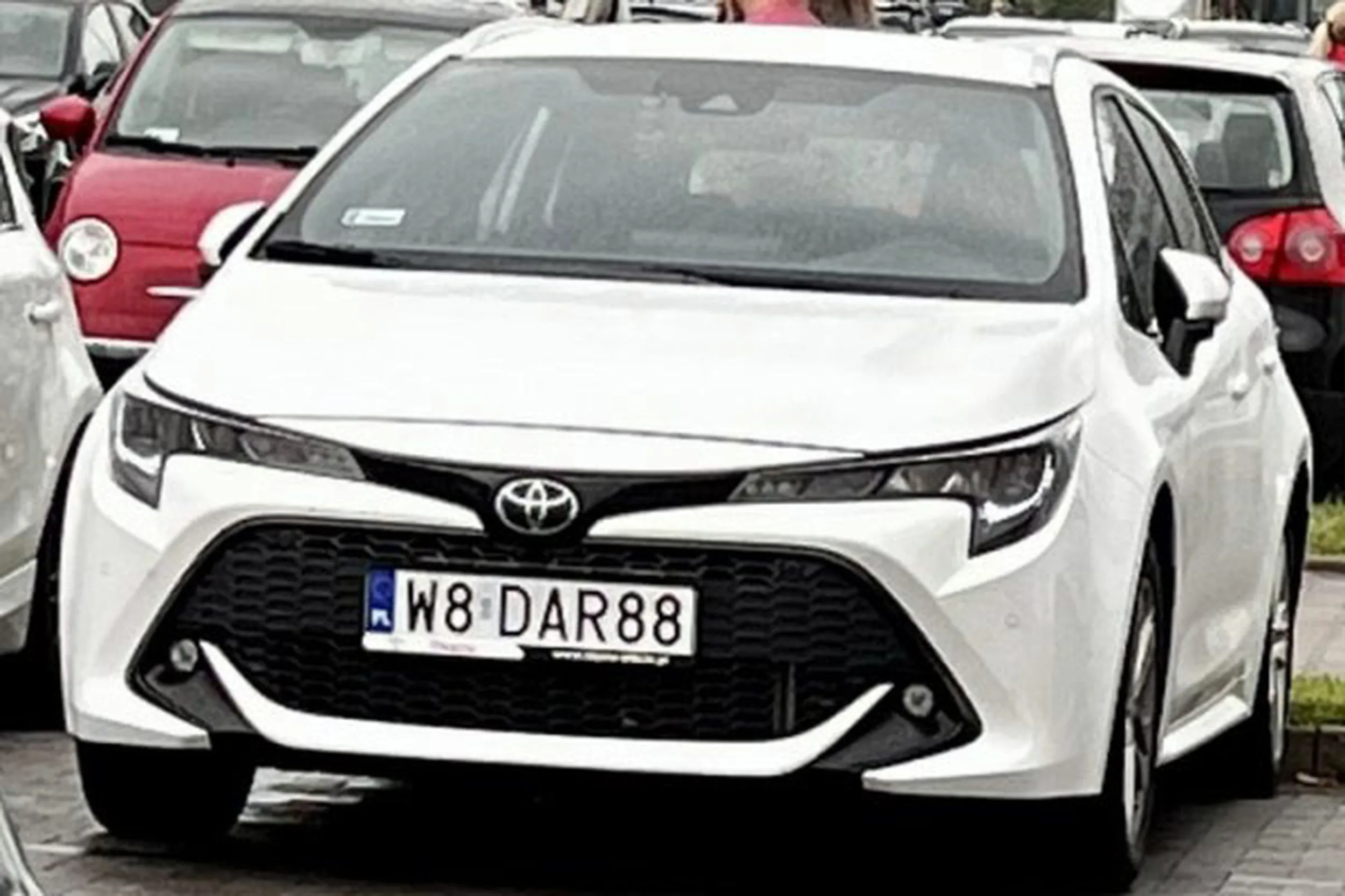 Fajny numer, blacha W8 DAR88