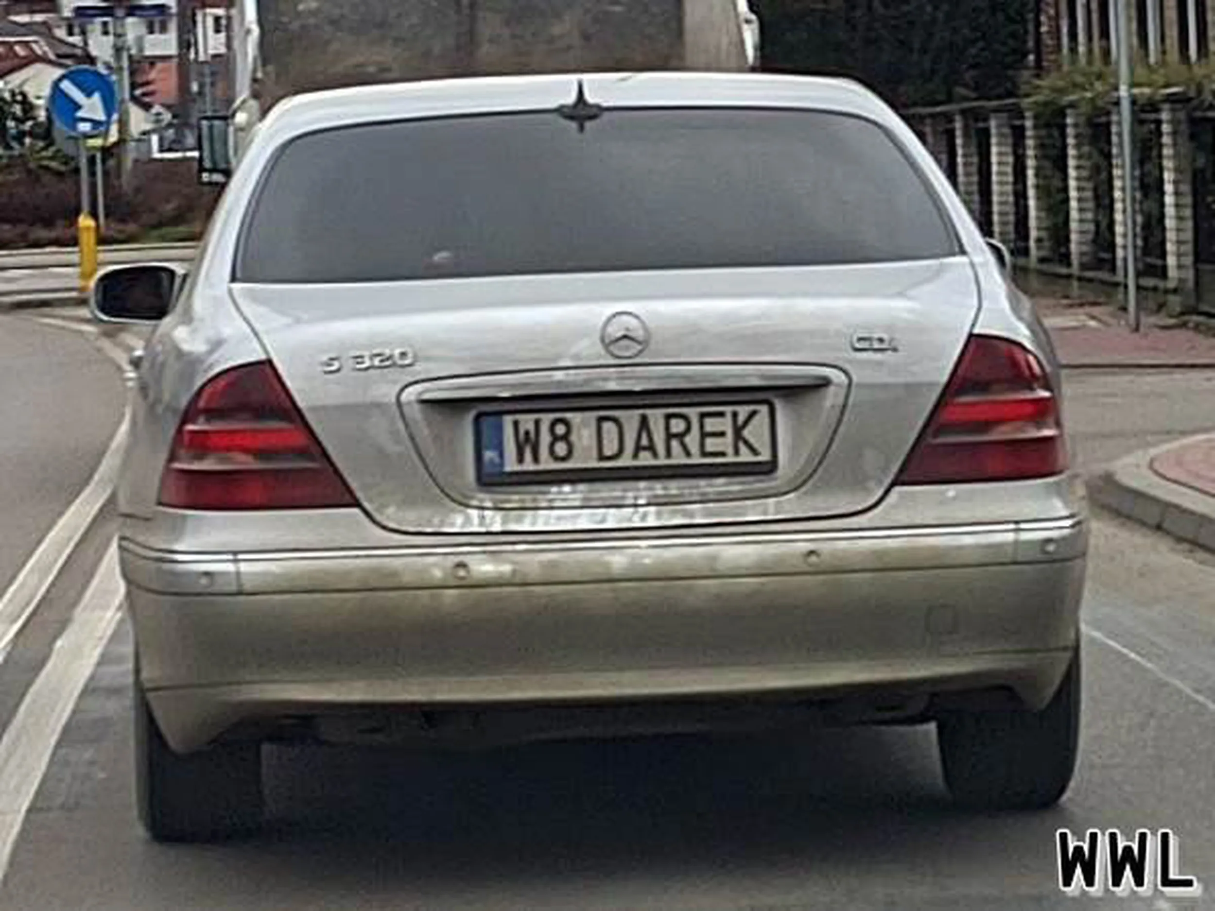 Fajny numer, blacha W8 DAREK