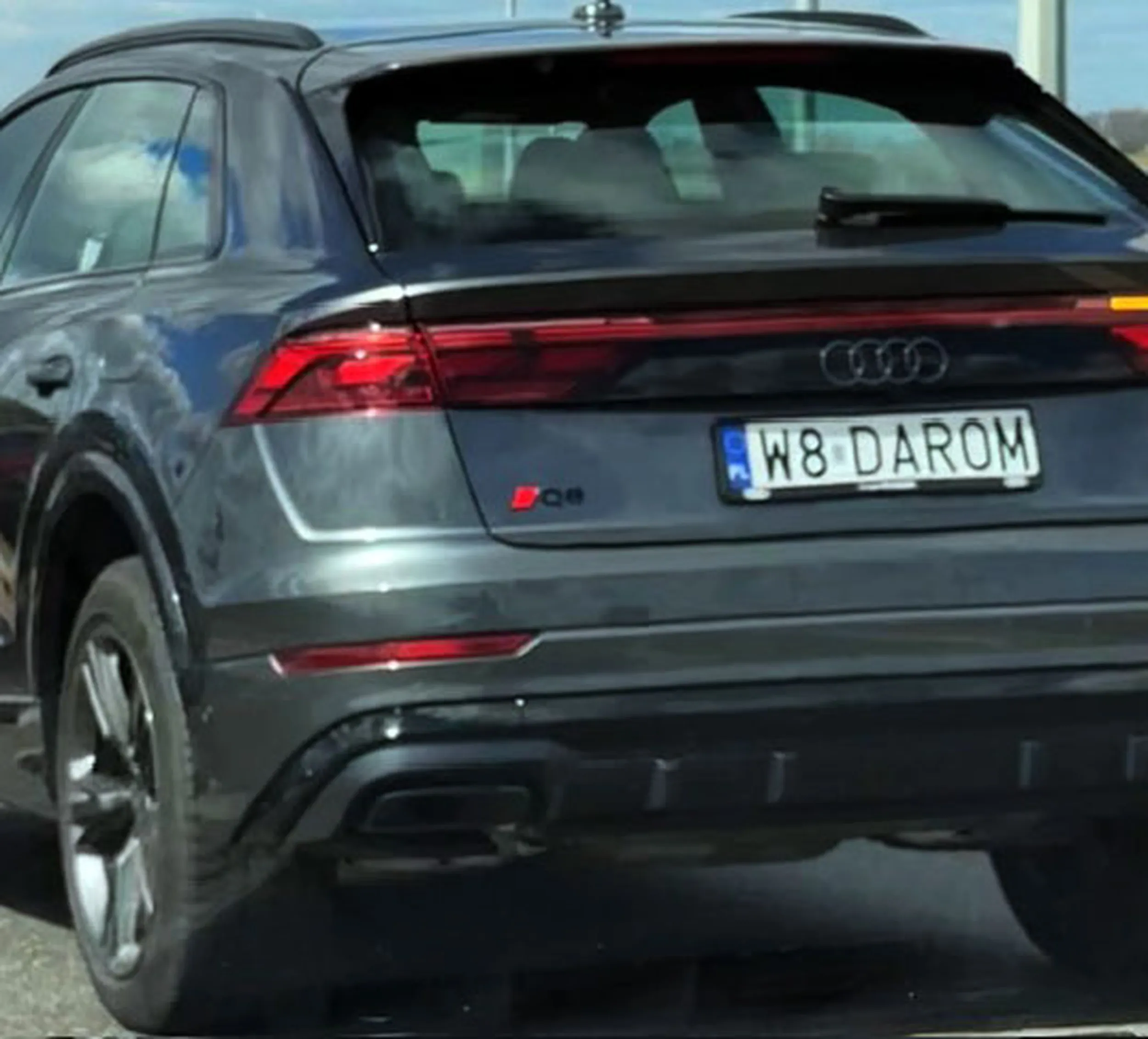 Fajny numer, blacha W8 DAROM