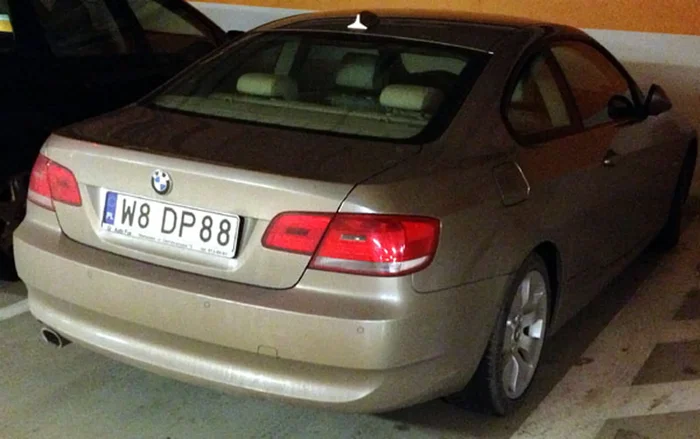 Fajny numer, blacha W8 DP88