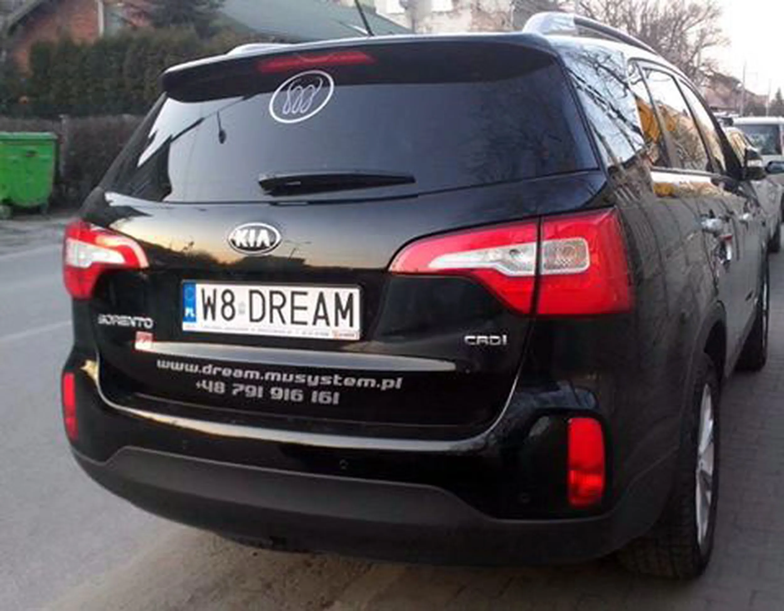 Fajny numer, blacha W8 DREAM