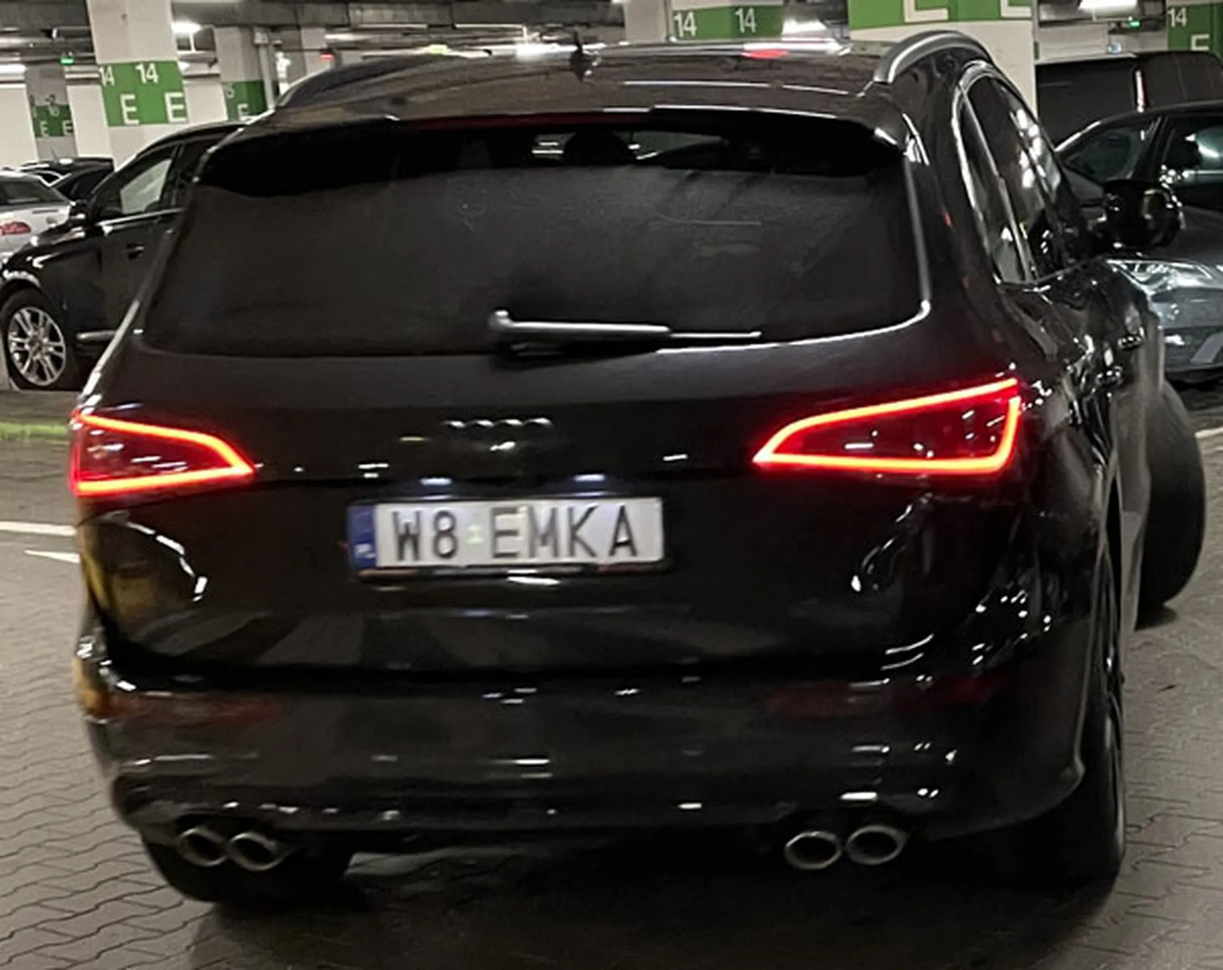 Fajny numer, blacha W8 EMKA