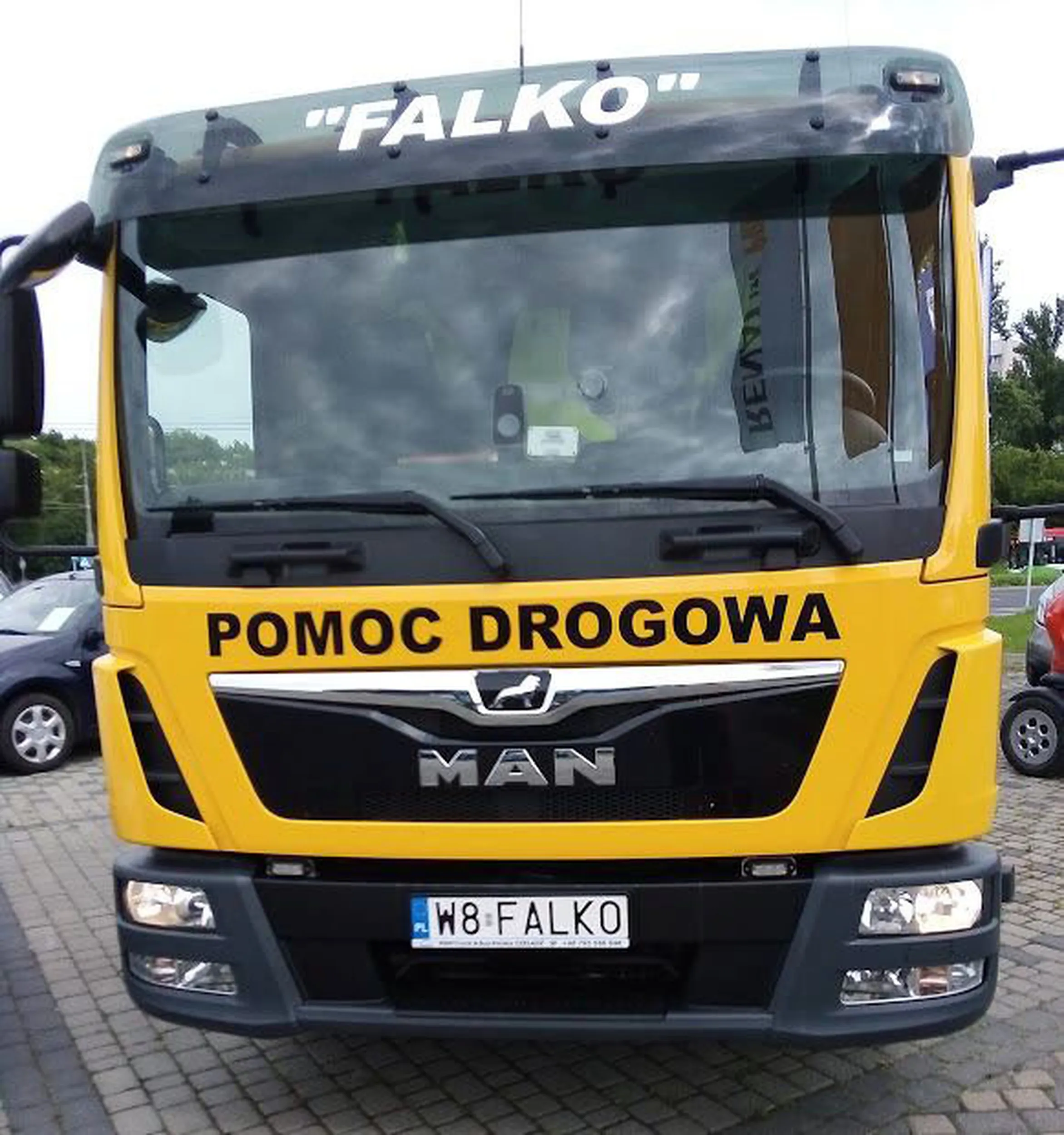 Fajny numer, blacha W8 FALKO