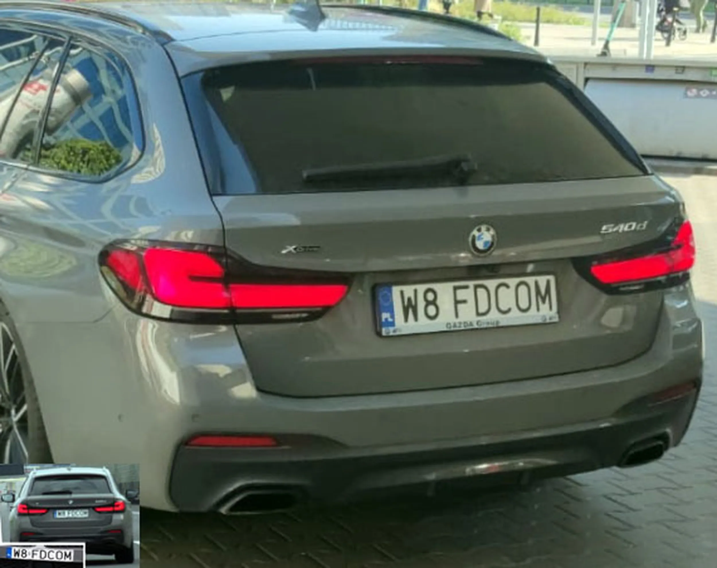 Fajny numer, blacha W8 FDCOM