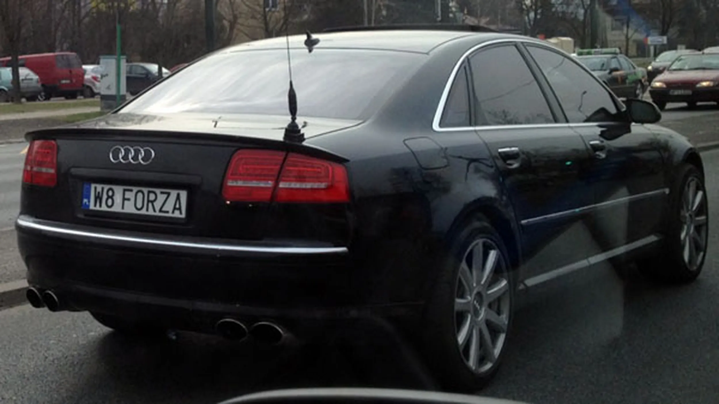 Fajny numer, blacha W8 FORZA