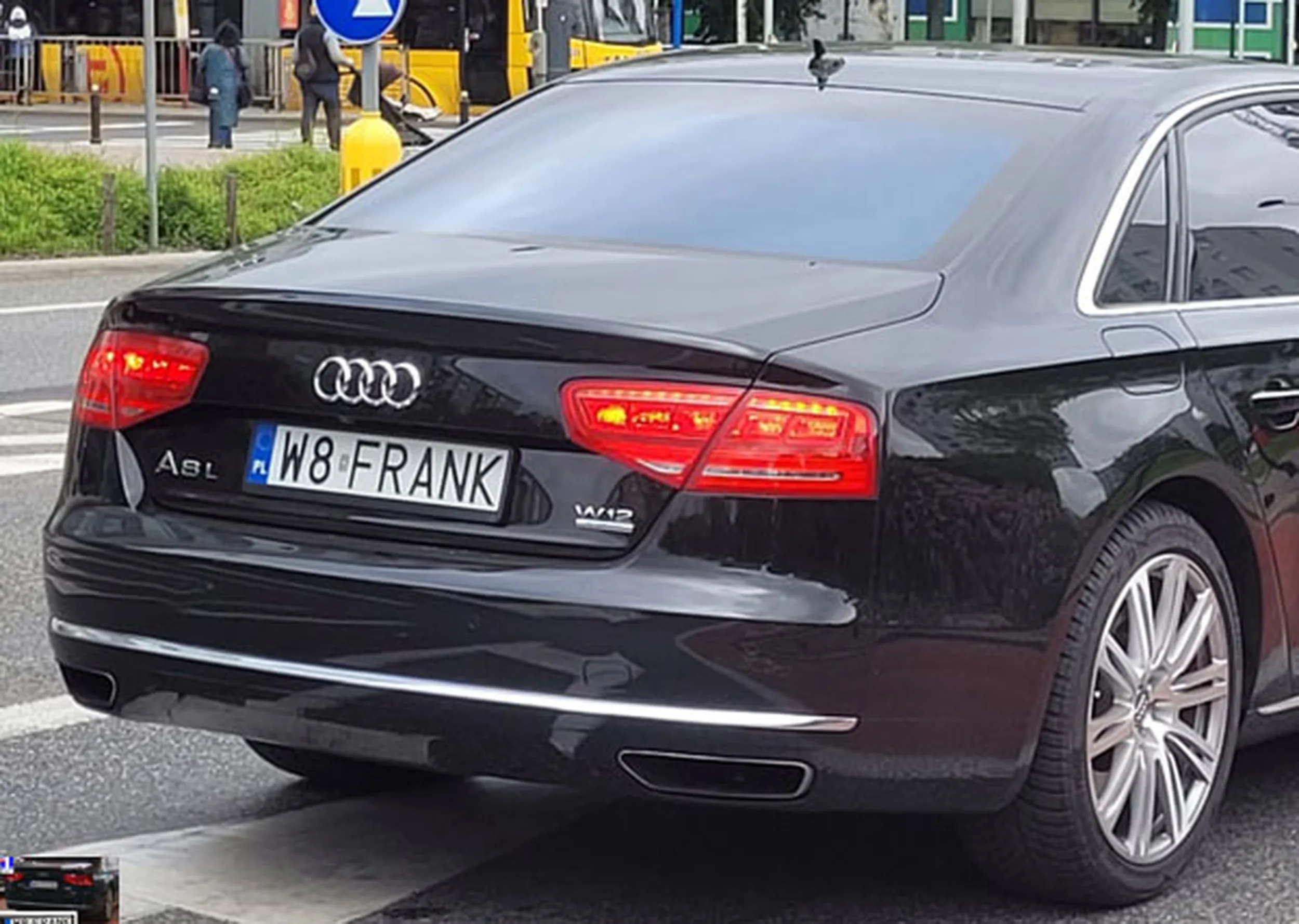 Fajny numer, blacha W8 FRANK