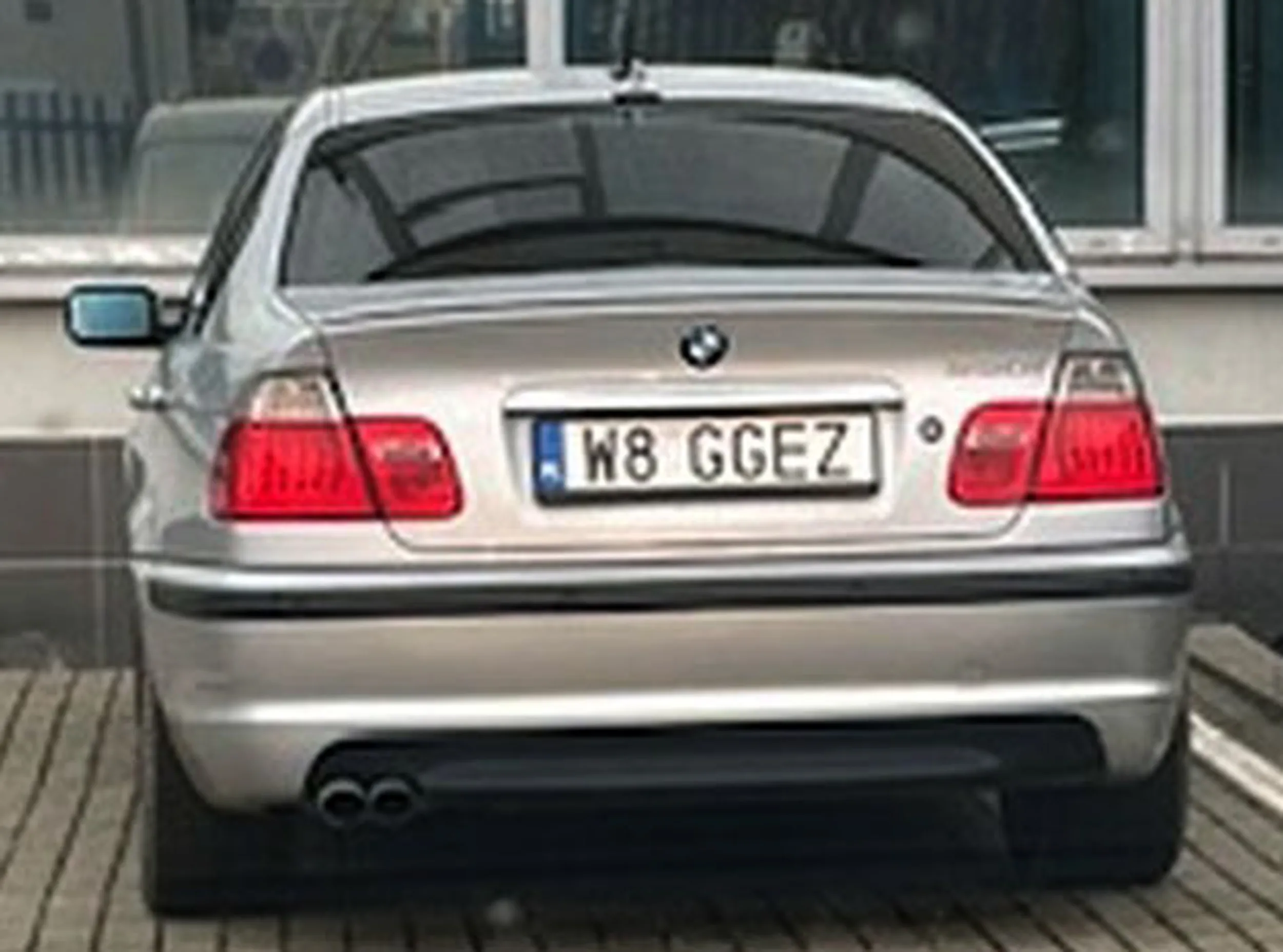 Fajny numer, blacha W8 GGEZ