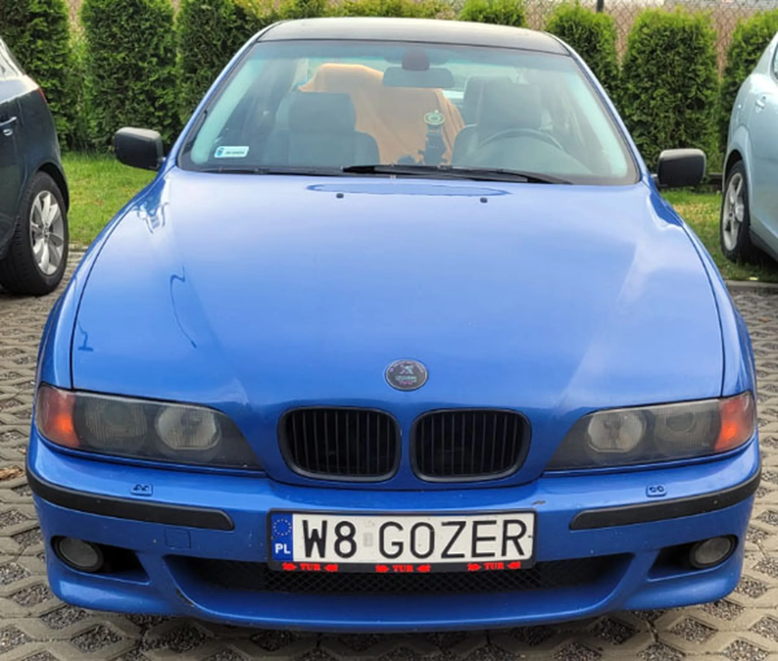 Fajny numer, blacha W8 GOZER