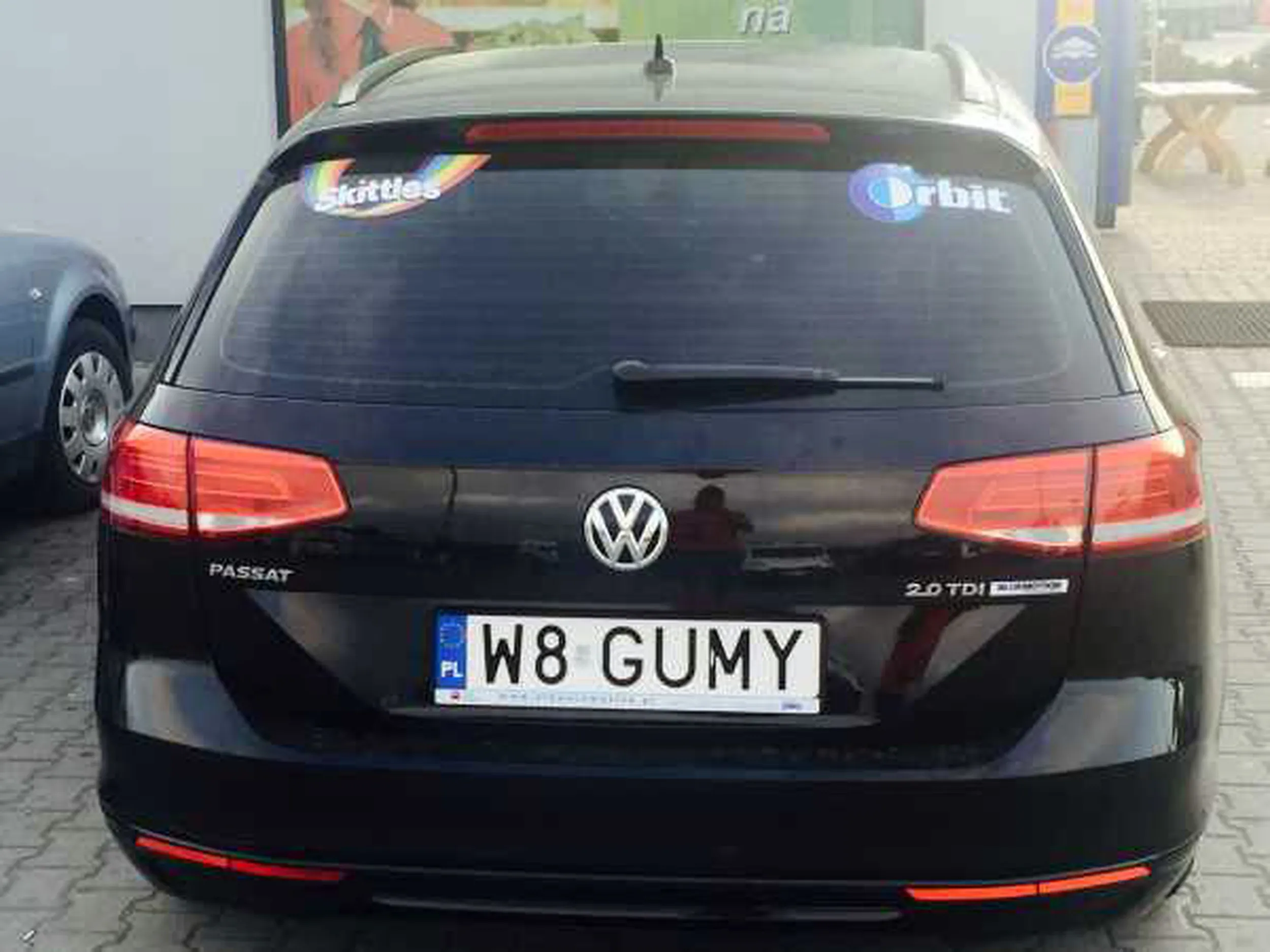 Fajny numer, blacha W8 GUMY