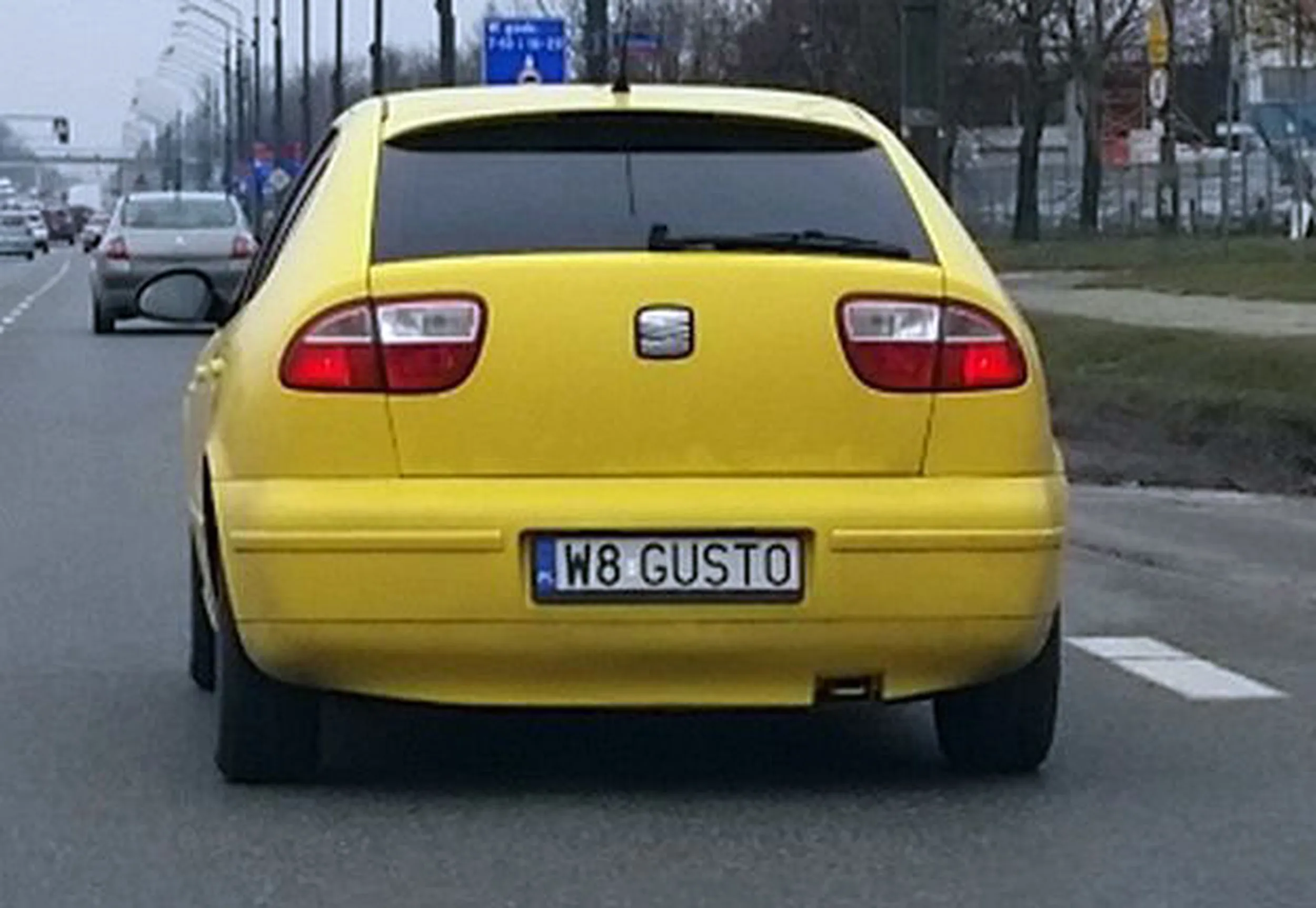 Fajny numer, blacha W8 GUSTO