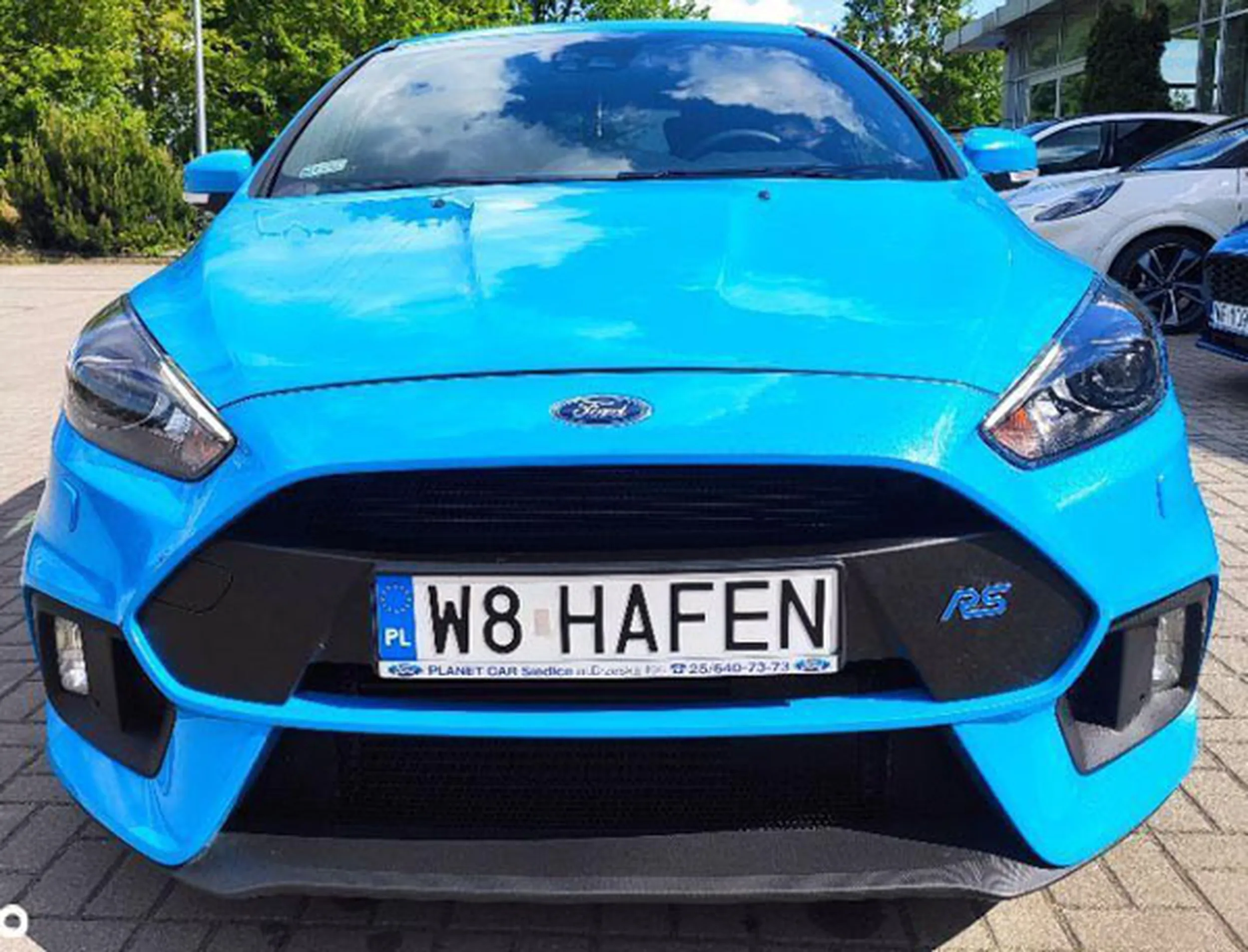 Fajny numer, blacha W8 HAFEN