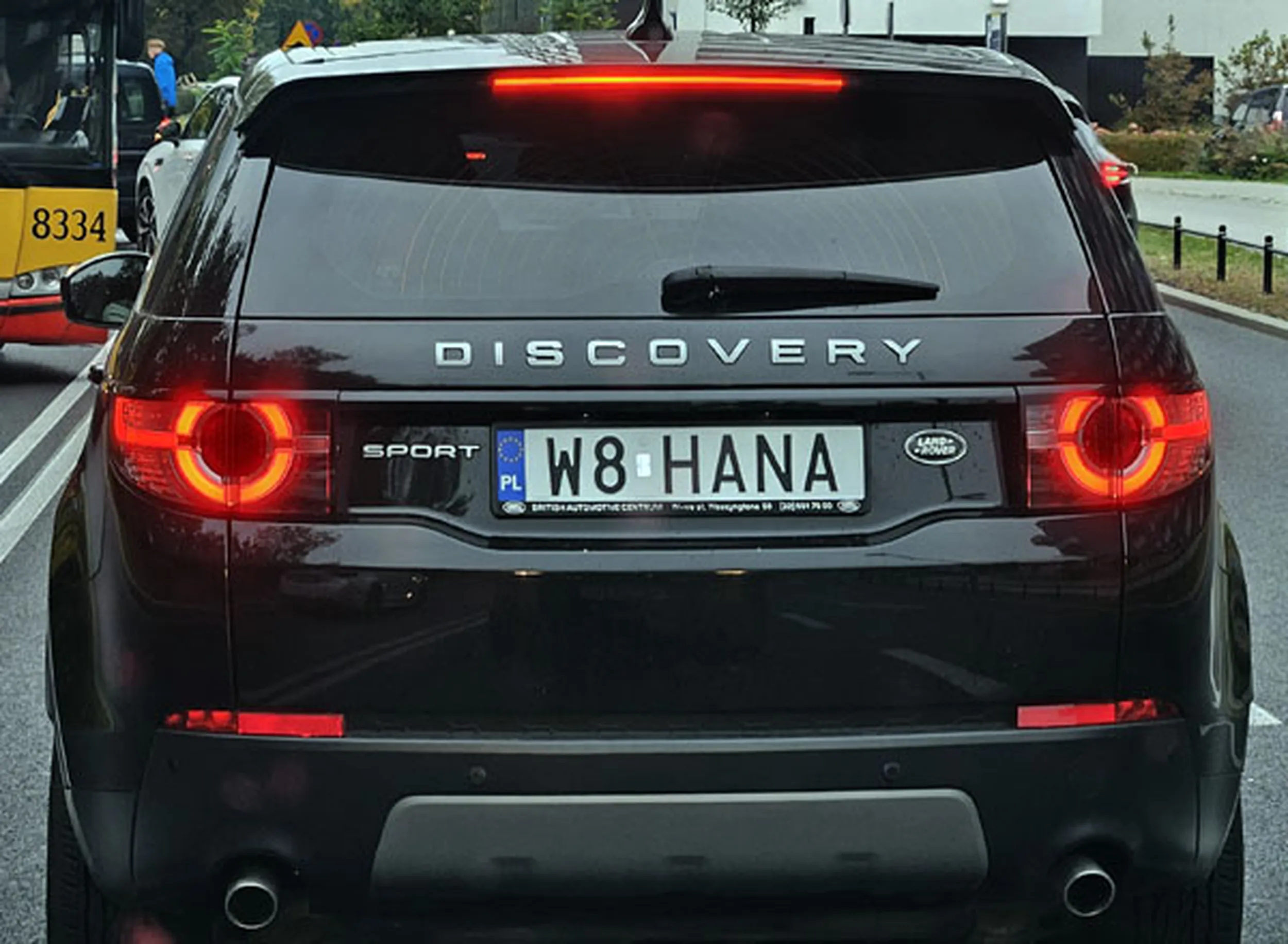 Fajny numer, blacha W8 HANA