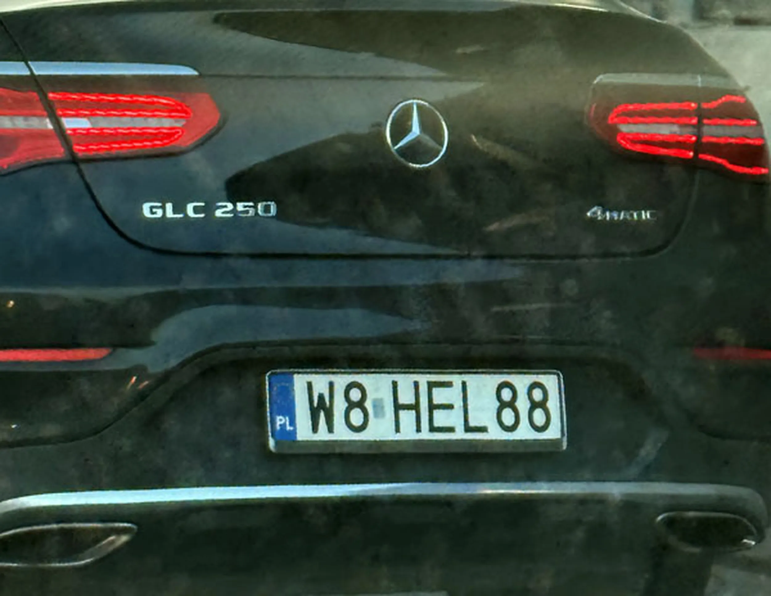 Fajny numer, blacha W8 HEL88