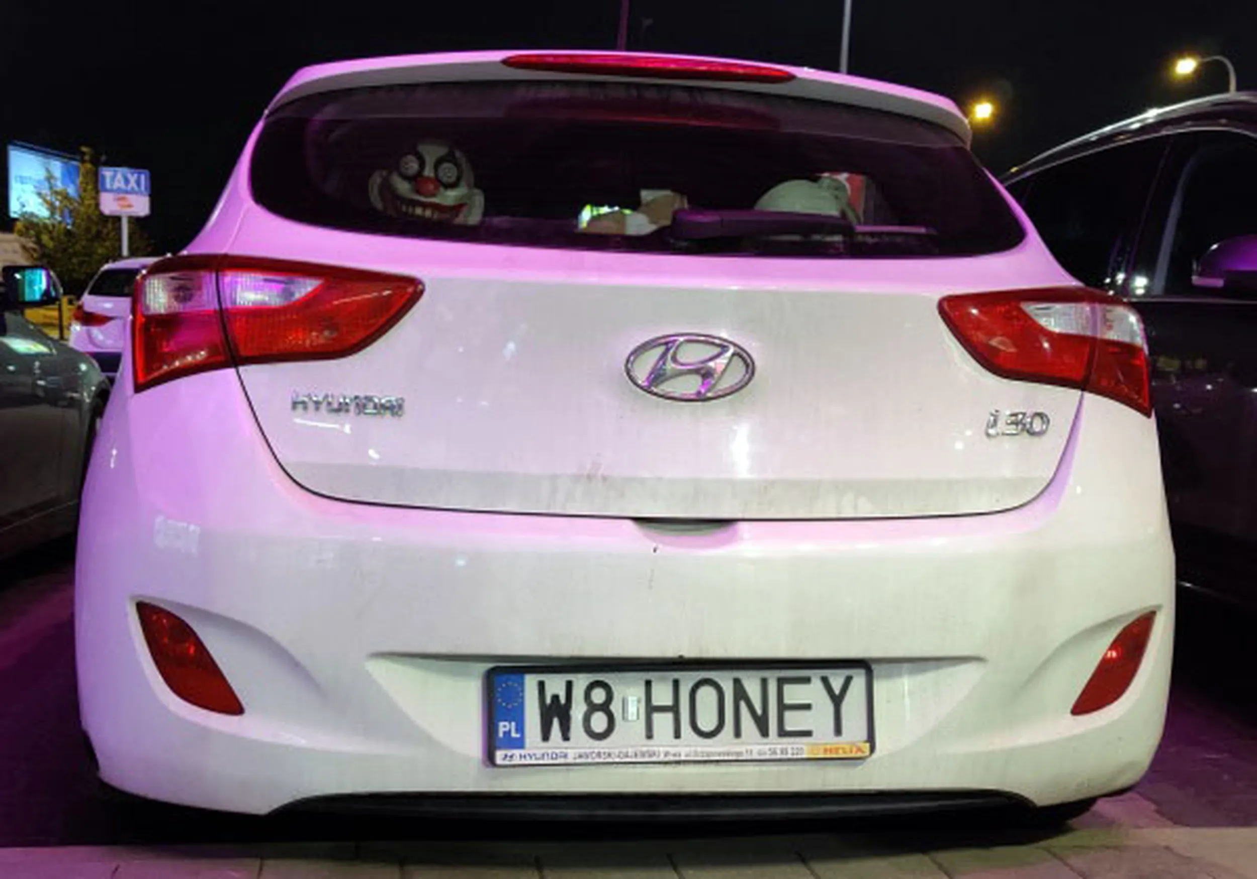 Fajny numer, blacha W8 HONEY