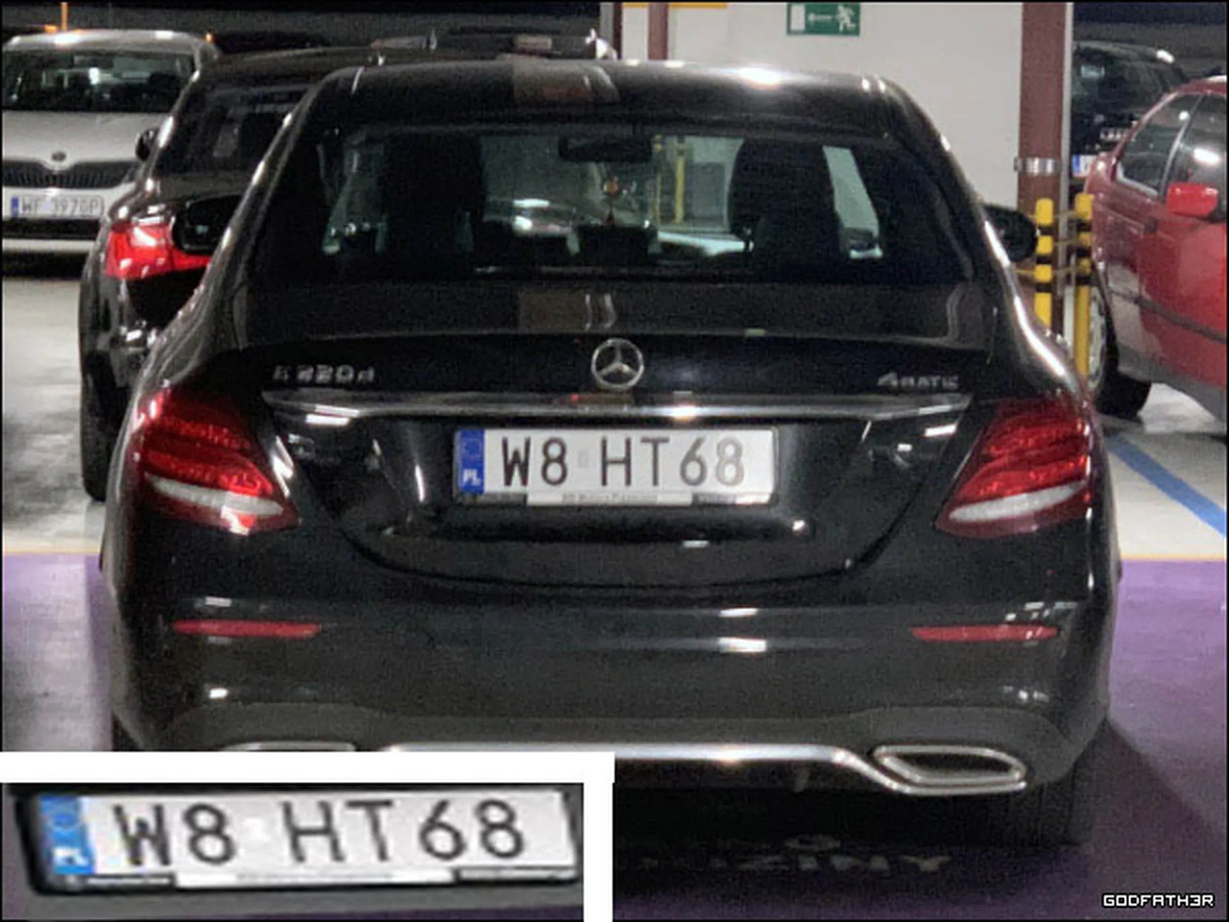 Fajny numer, blacha W8 HT68