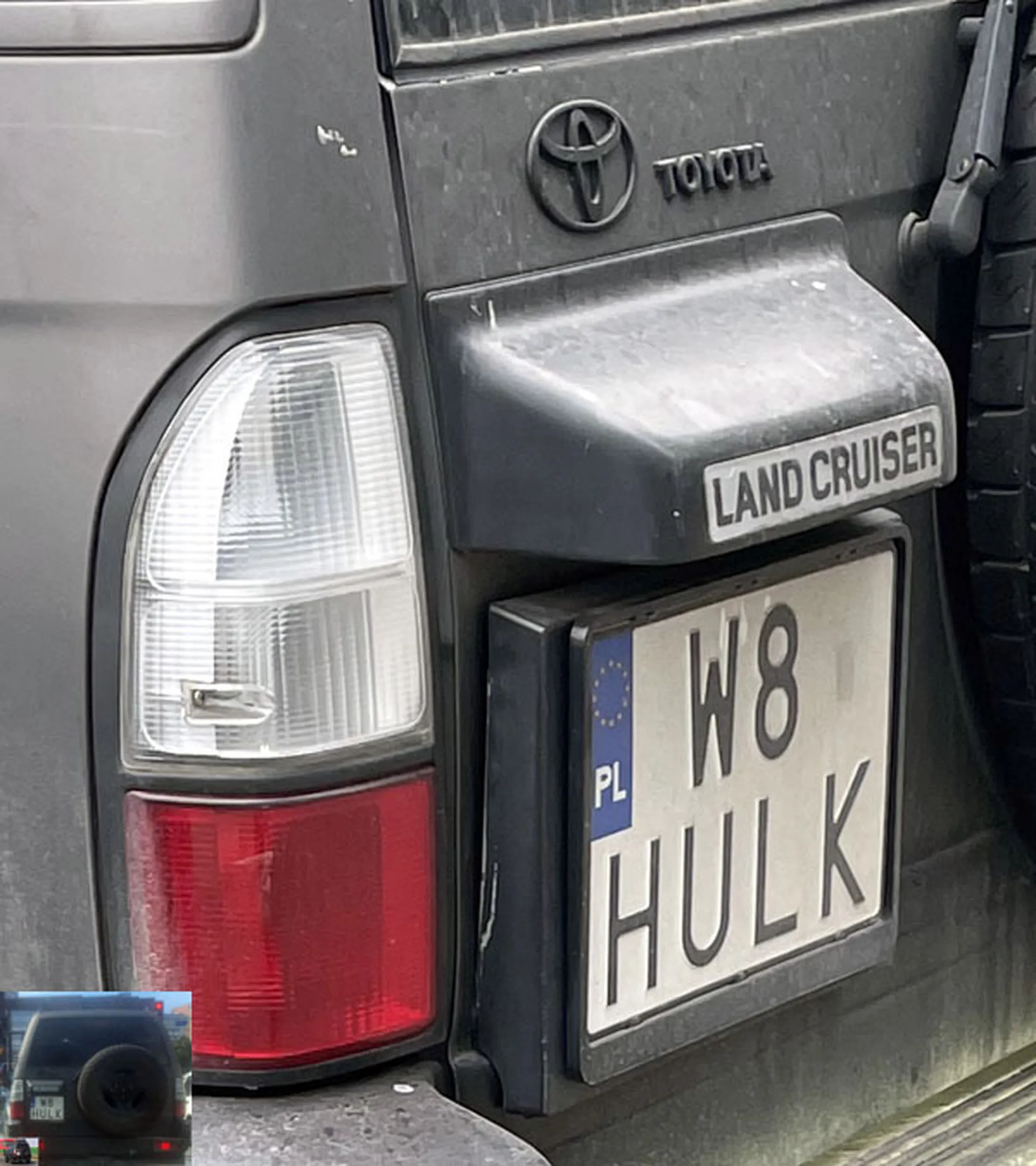 Fajny numer, blacha W8 HULK