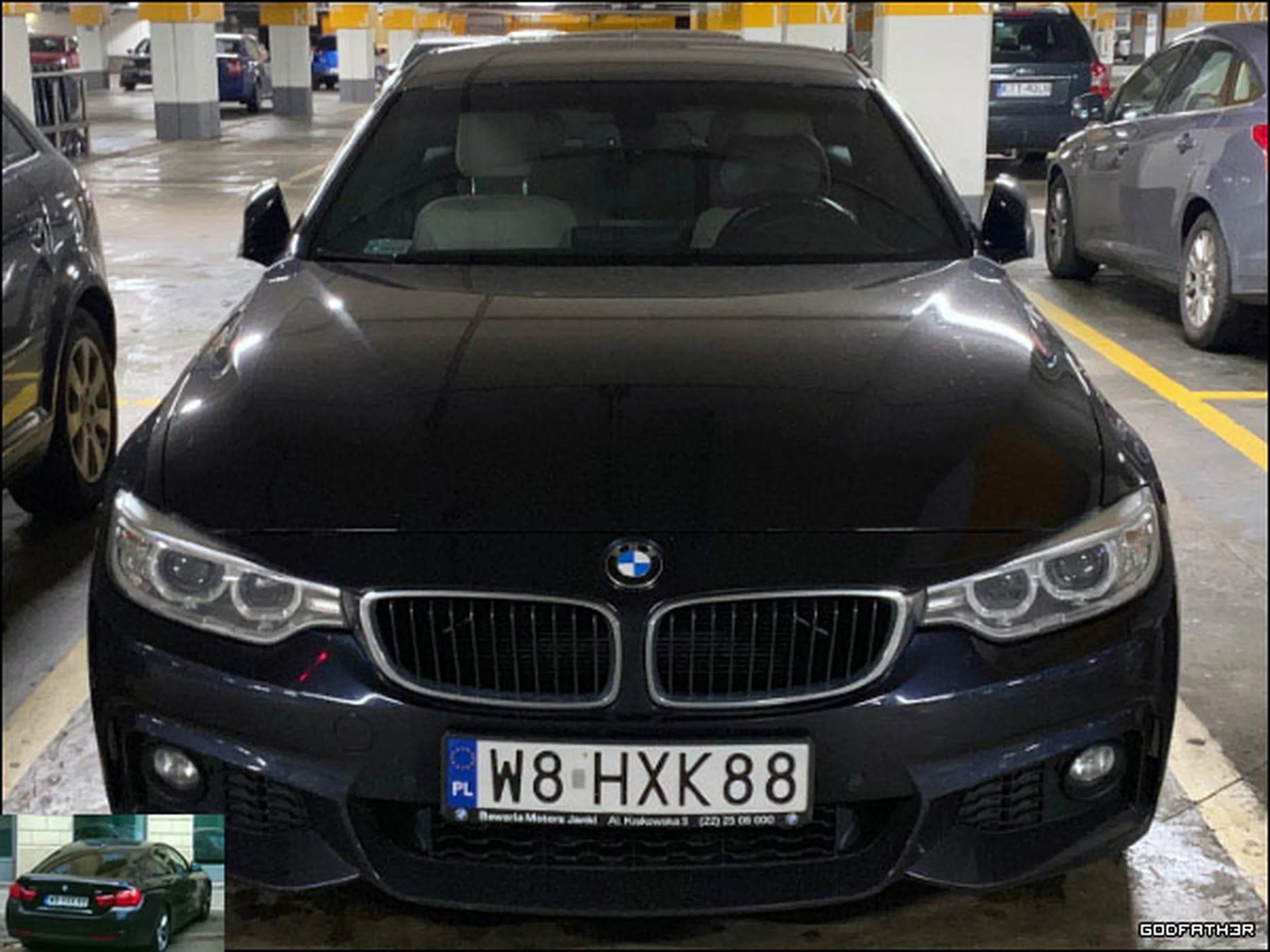 Fajny numer, blacha W8 HXK88