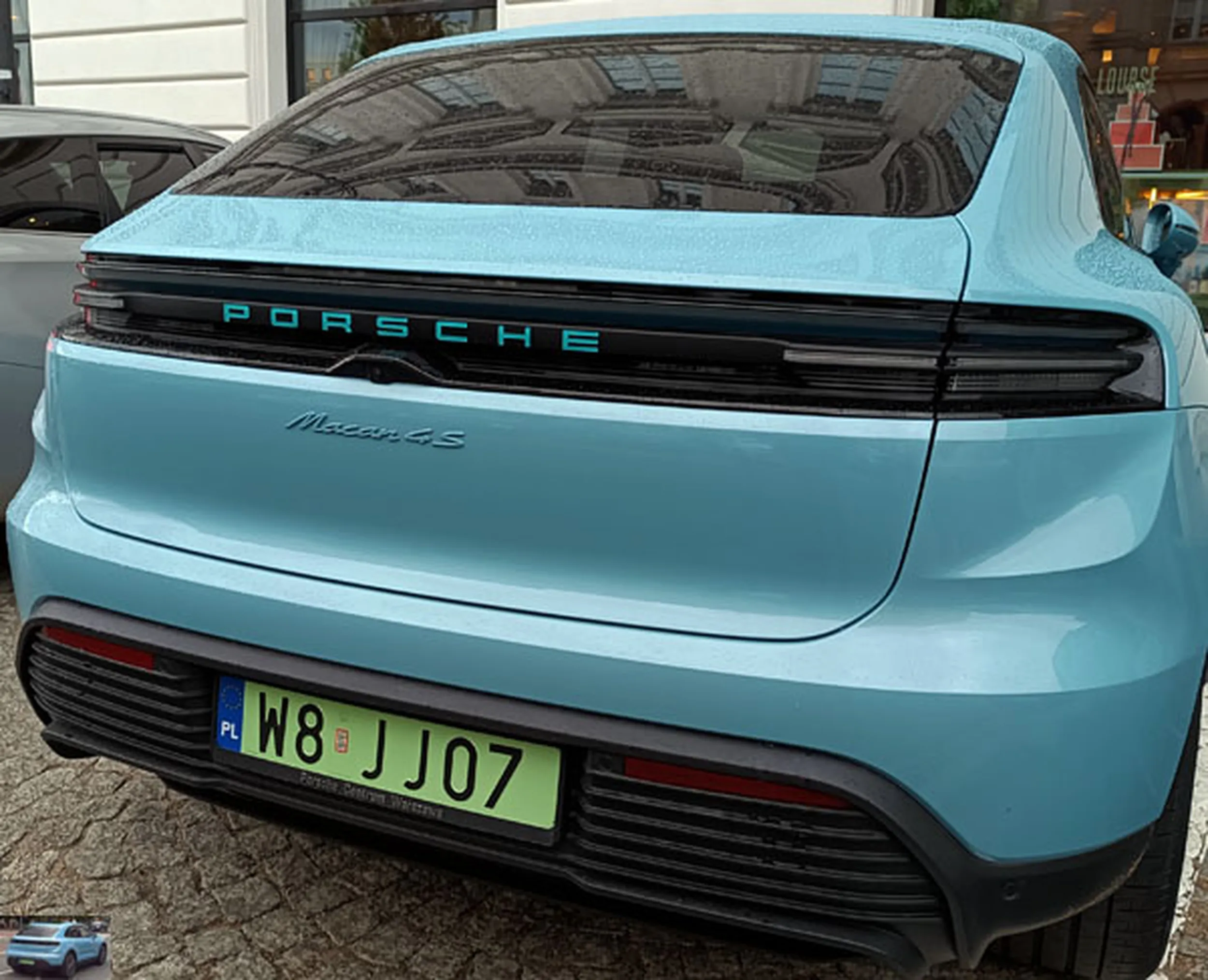 Fajny numer, blacha W8 JJ07