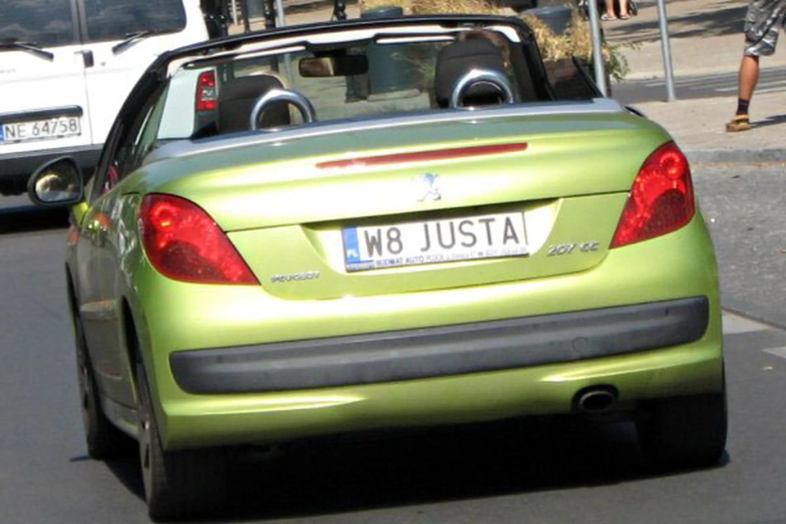 Fajny numer, blacha W8 JUSTA