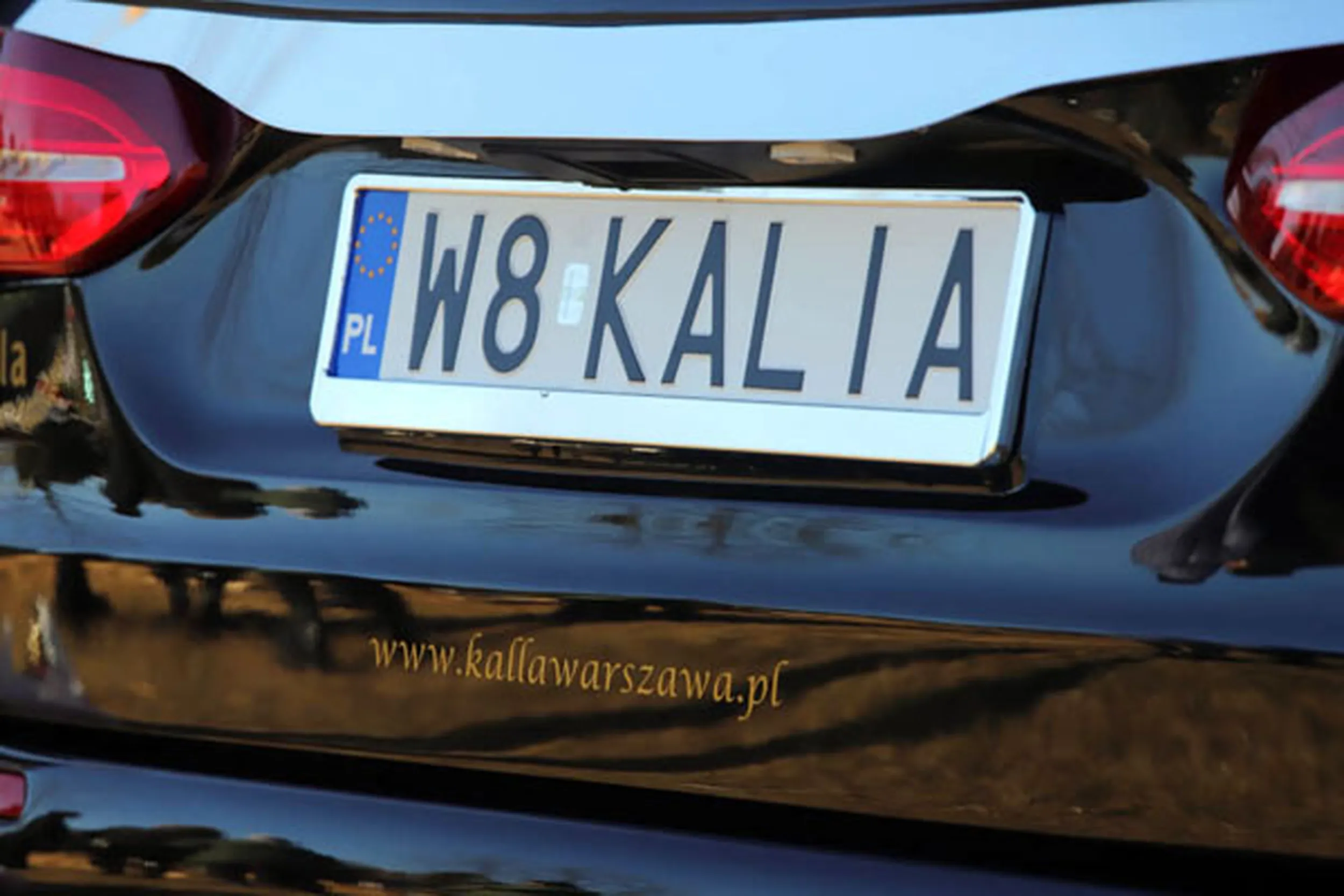 Fajny numer, blacha W8 KALIA