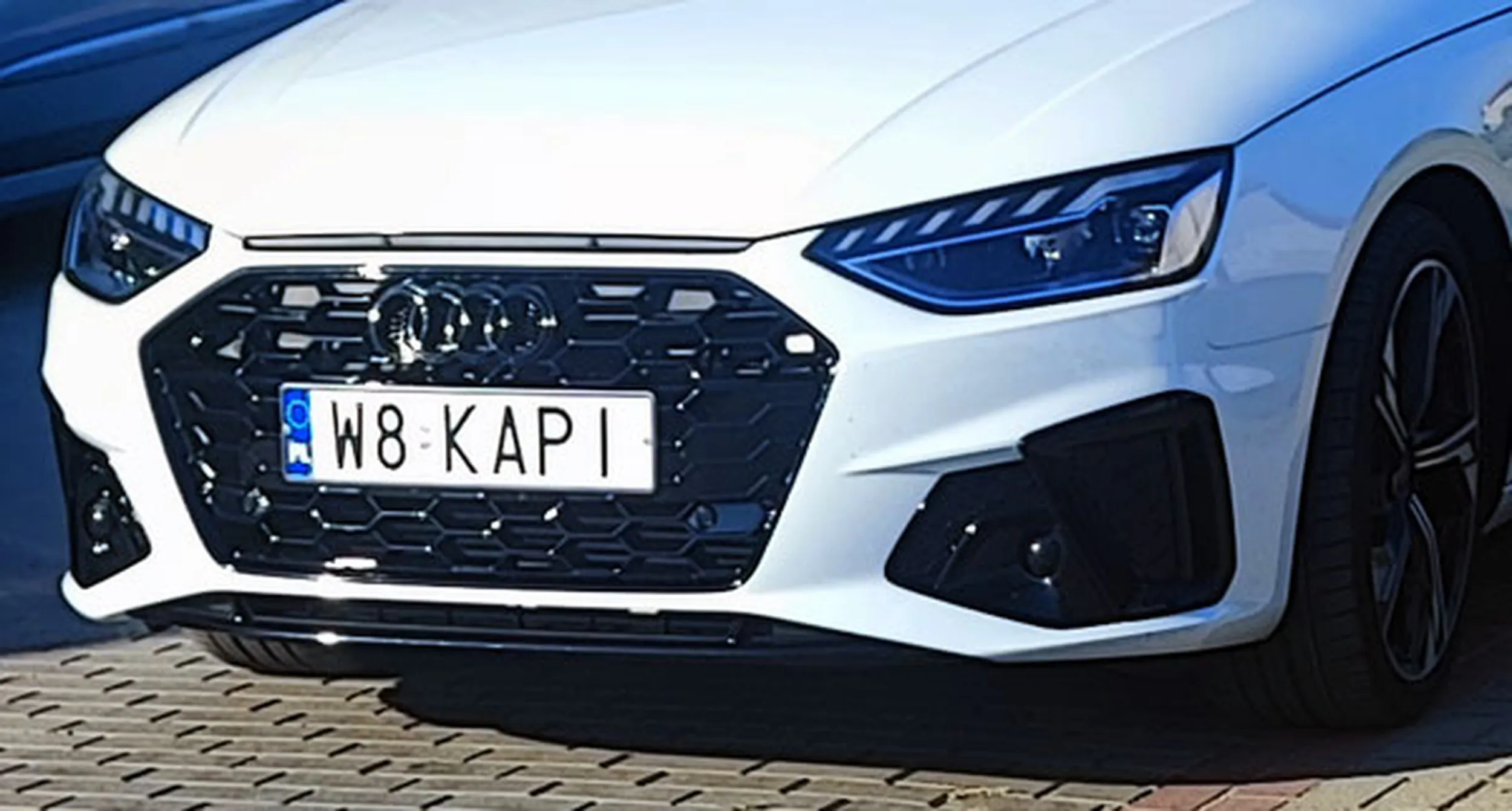 Fajny numer, blacha W8 KAPI