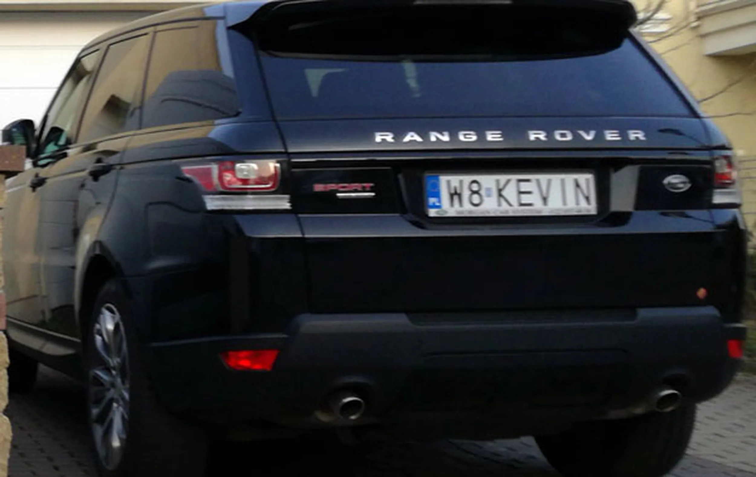 Fajny numer, blacha W8 KEVIN