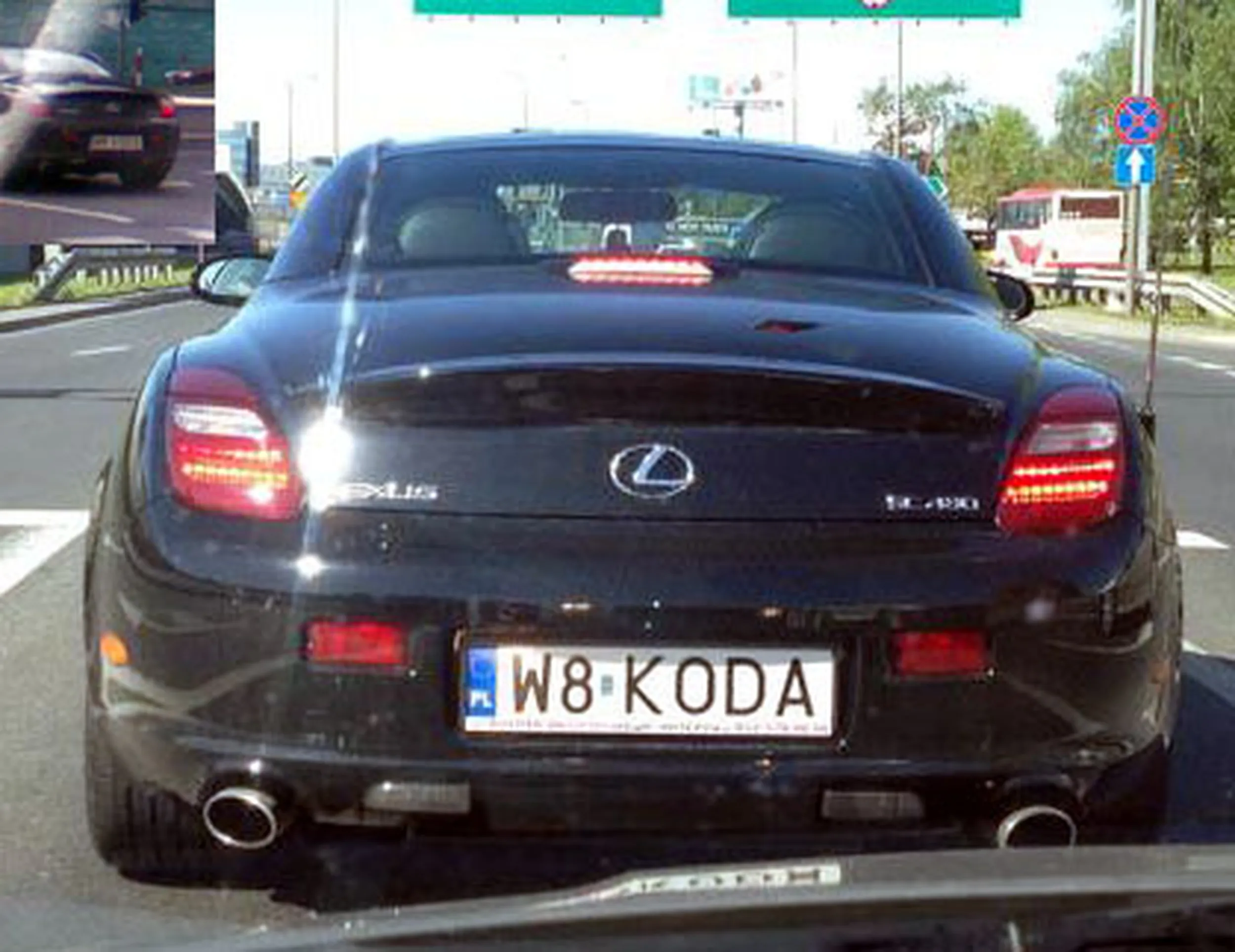 Fajny numer, blacha W8 KODA