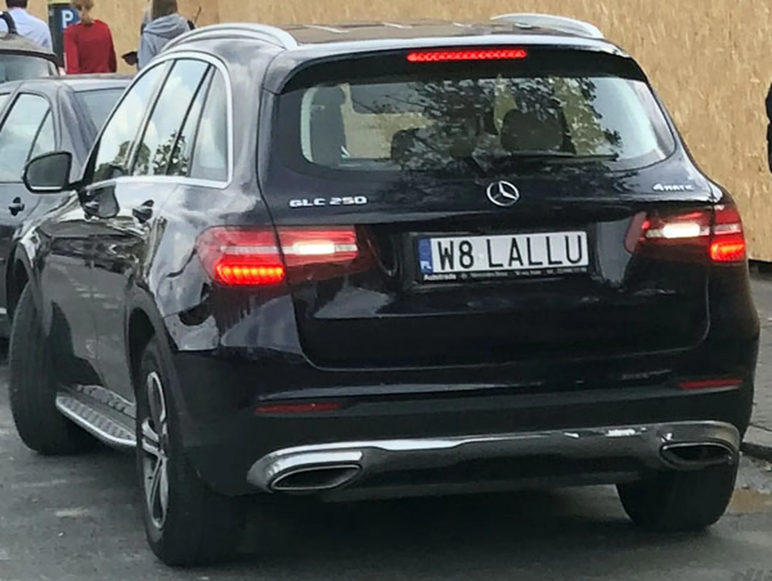 Fajny numer, blacha W8 LALLU