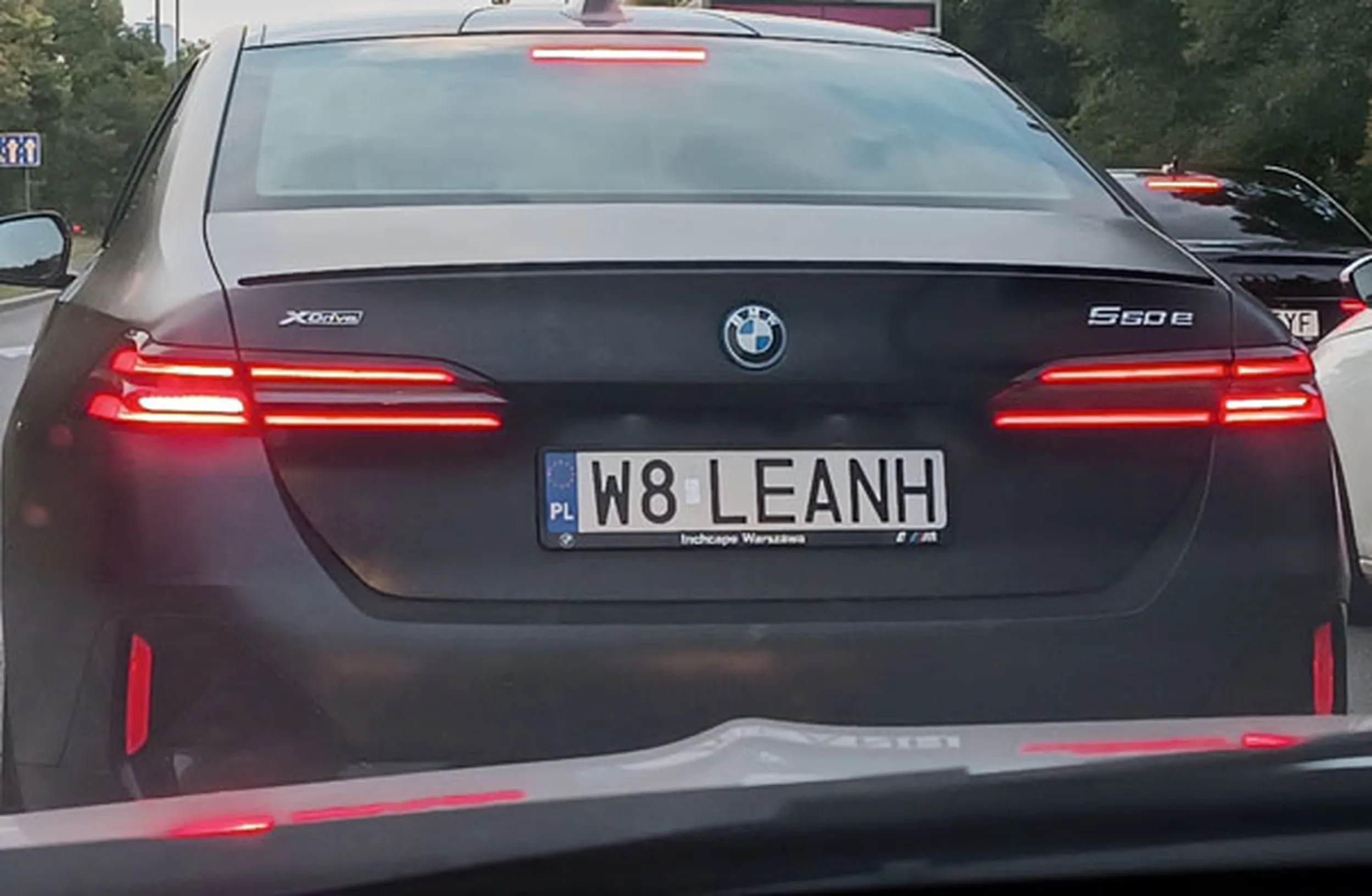 Fajny numer, blacha W8 LEANH