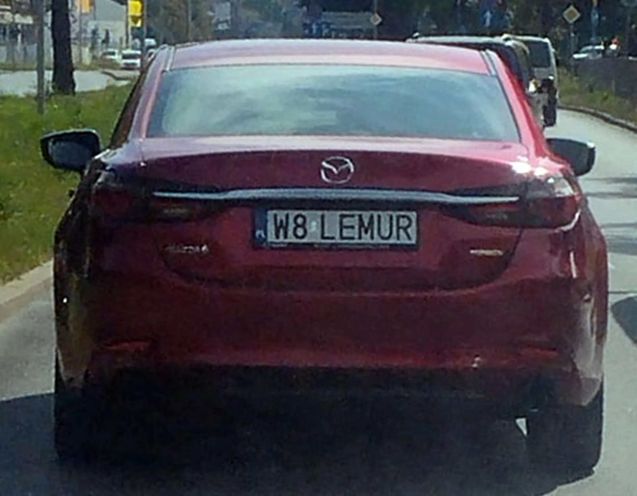 Fajny numer, blacha W8 LEMUR