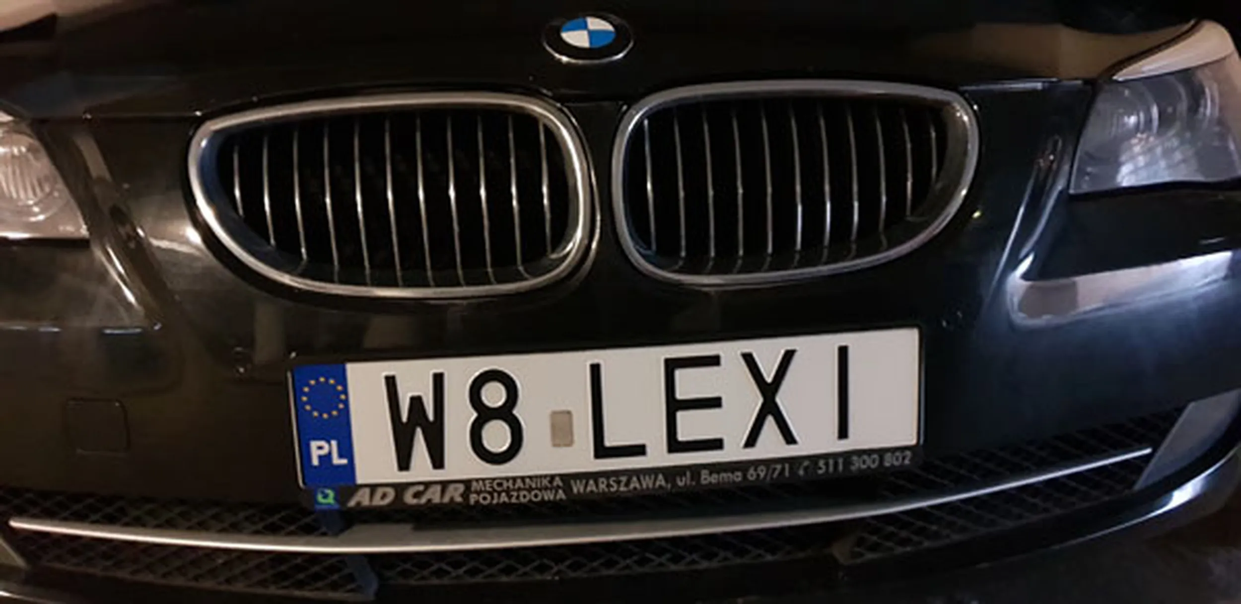 Fajny numer, blacha W8 LEXI