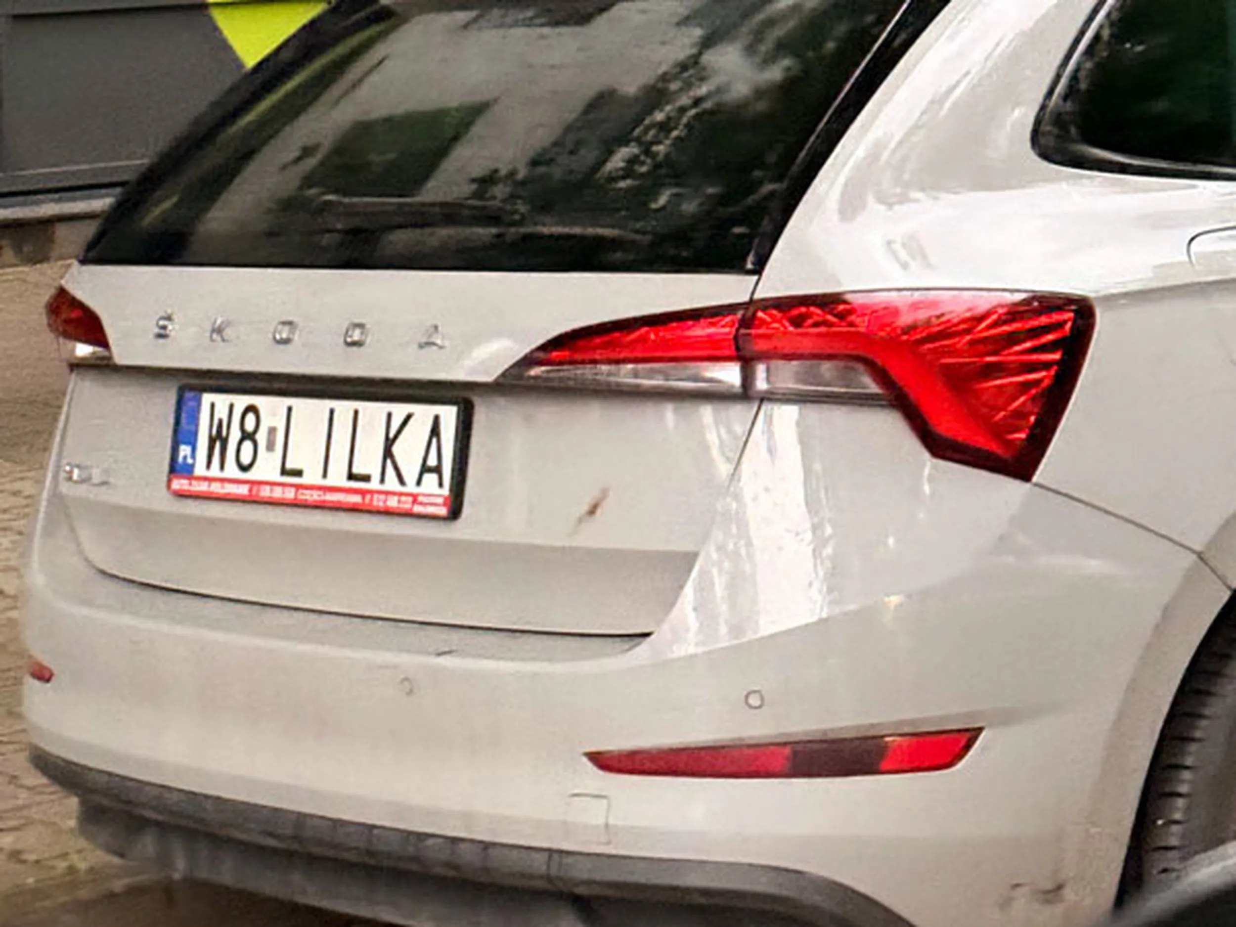 Fajny numer, blacha W8 LILKA