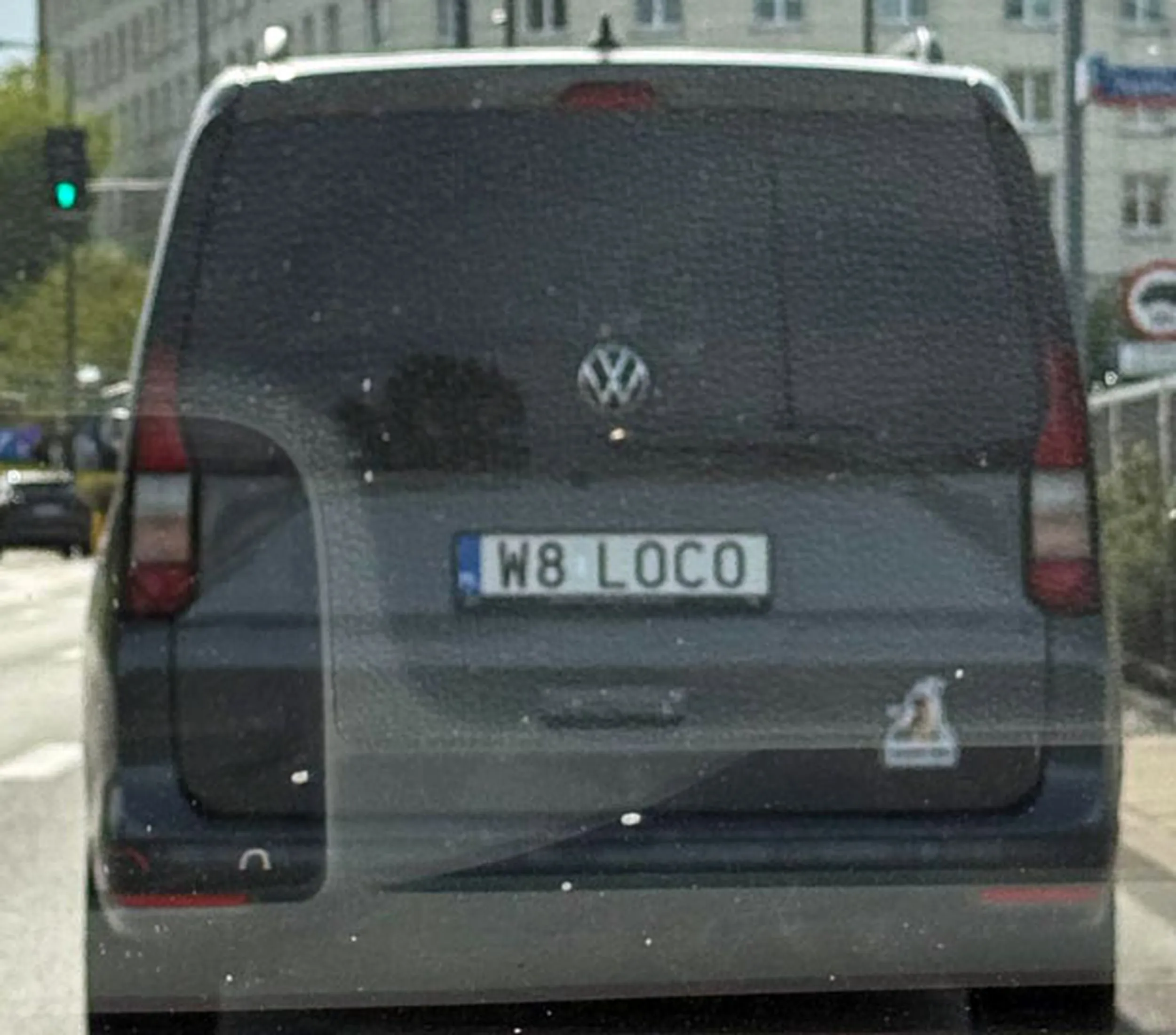 Fajny numer, blacha W8 LOCO