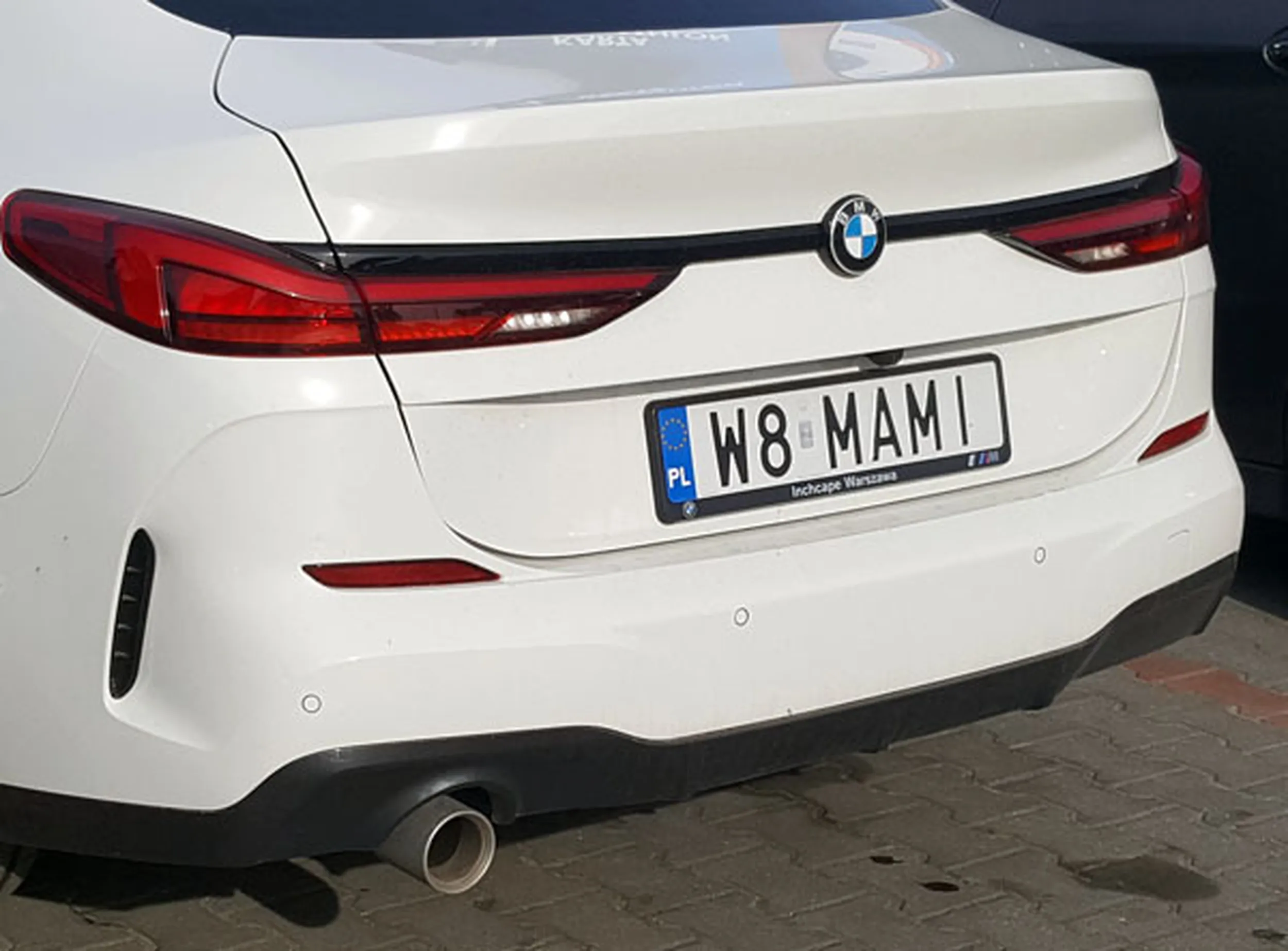 Fajny numer, blacha W8 MAMI