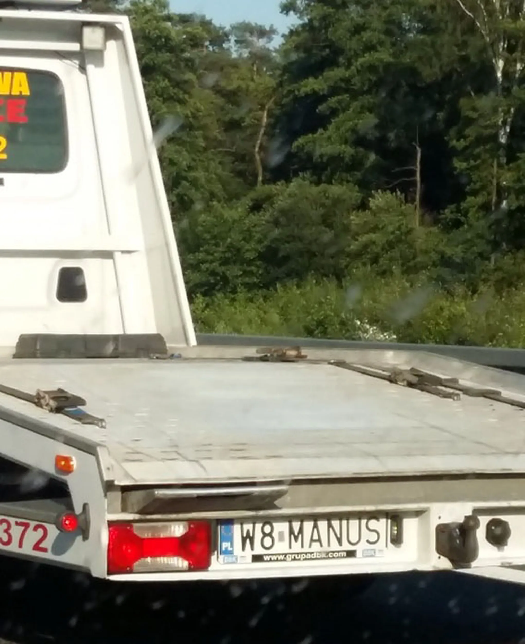 Fajny numer, blacha W8 MANUS