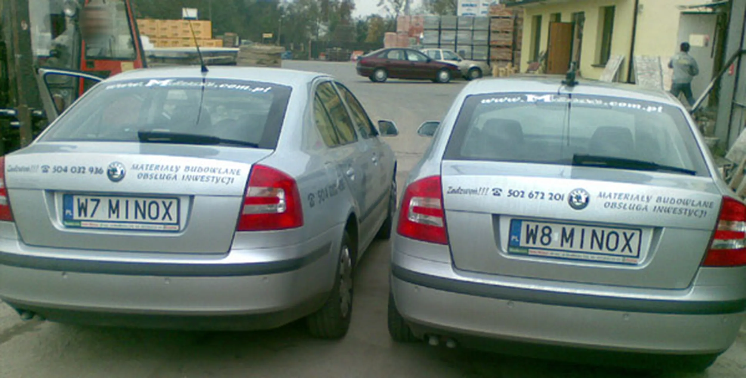 Fajny numer, blacha W8 MINOX