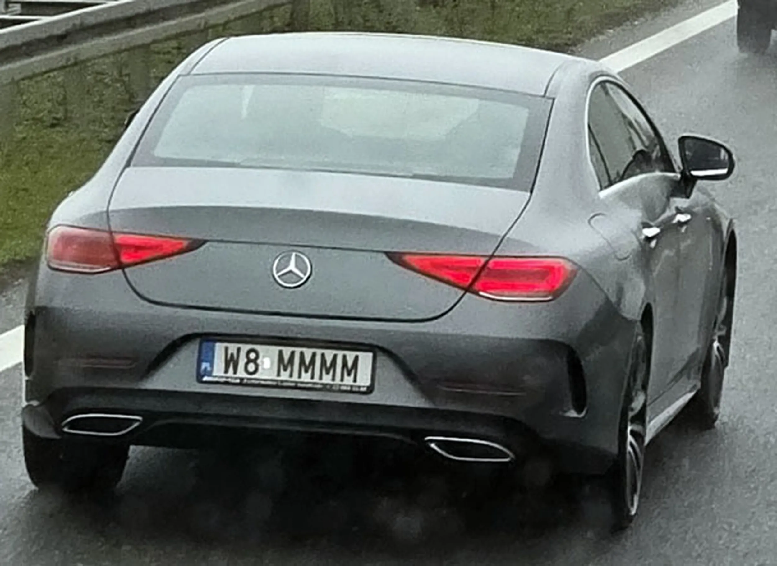 Fajny numer, blacha W8 MMMM